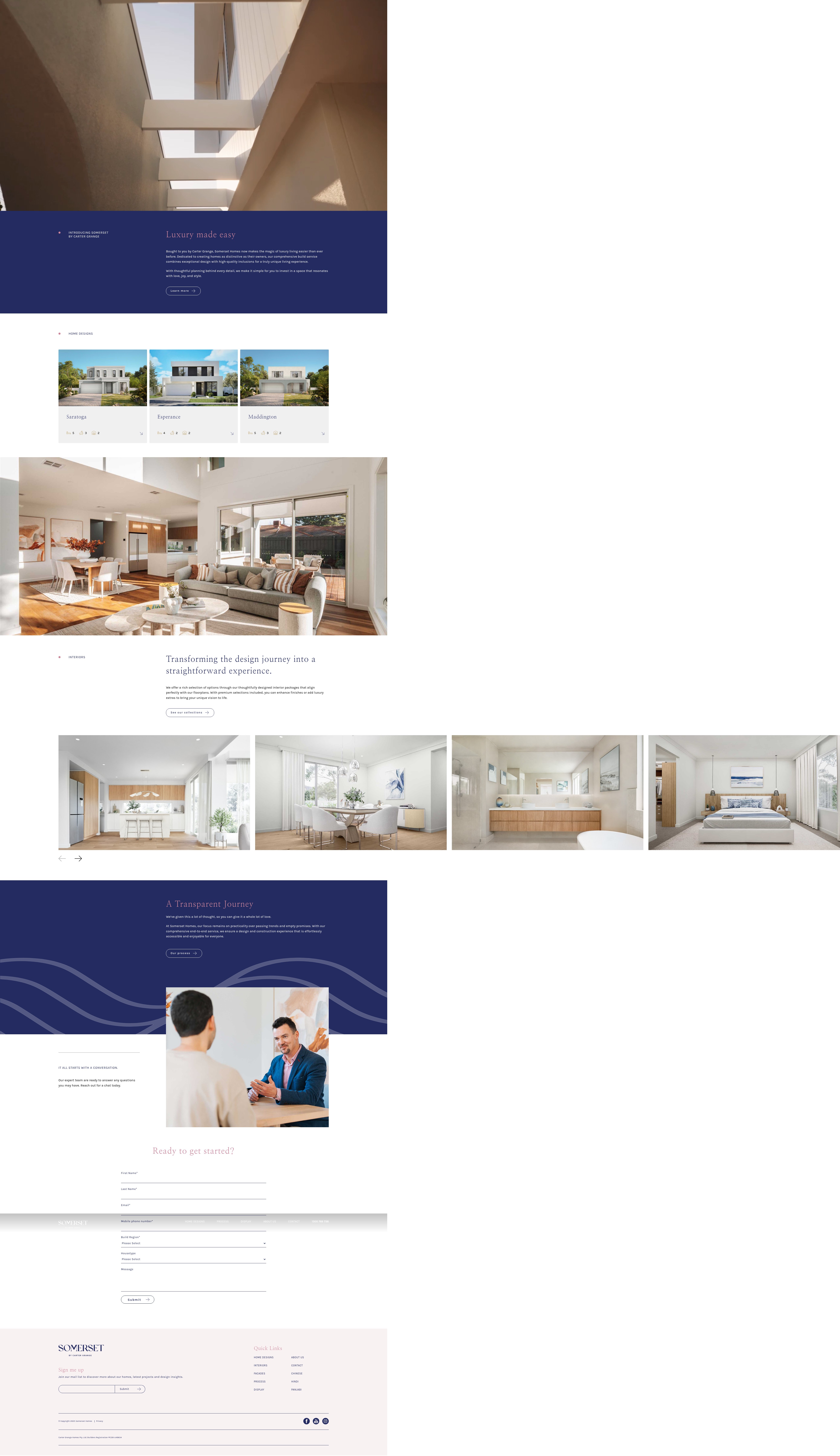 Screenshot of somersethomes.com.au