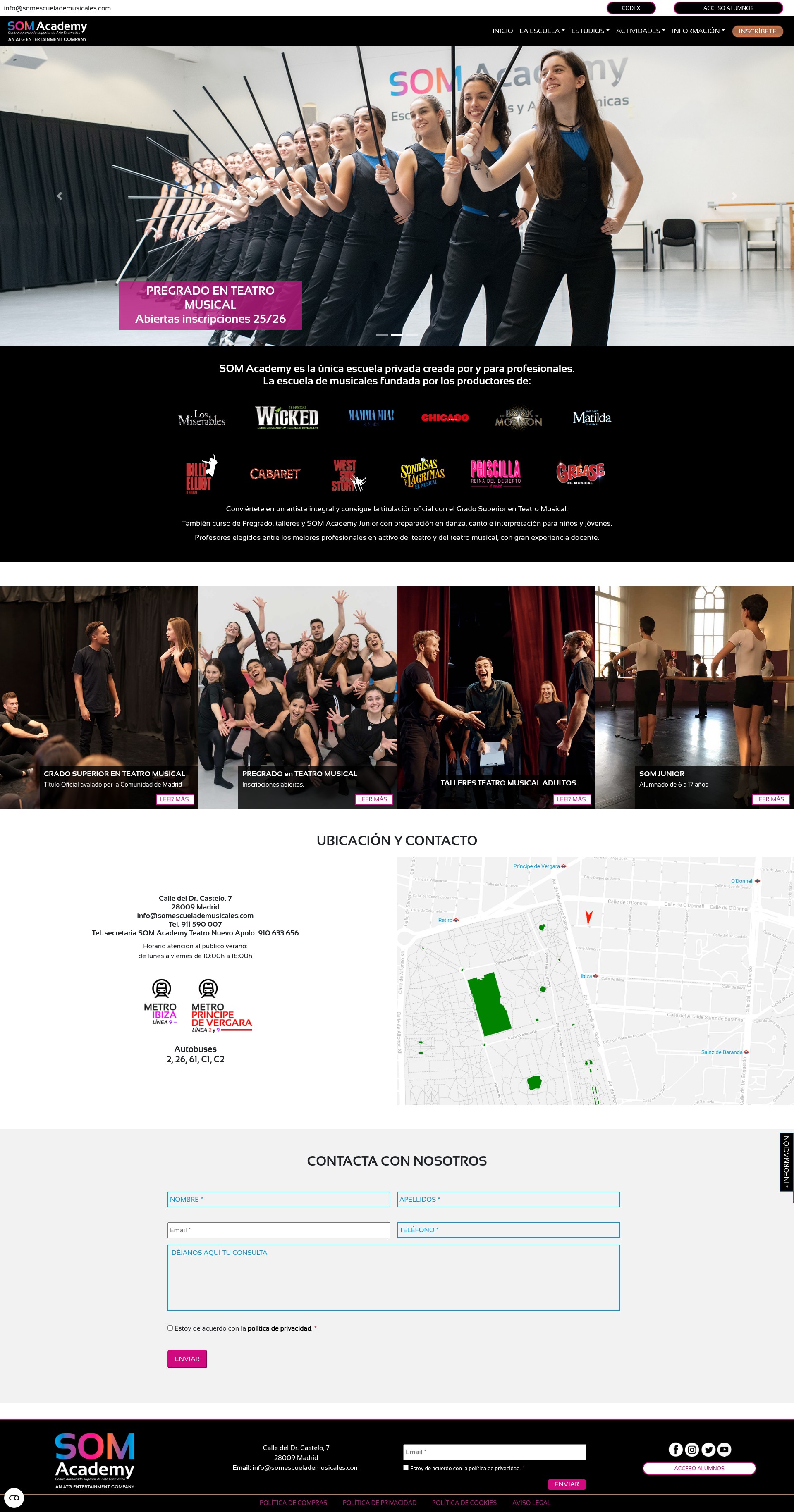 Screenshot of somescuelademusicales.com