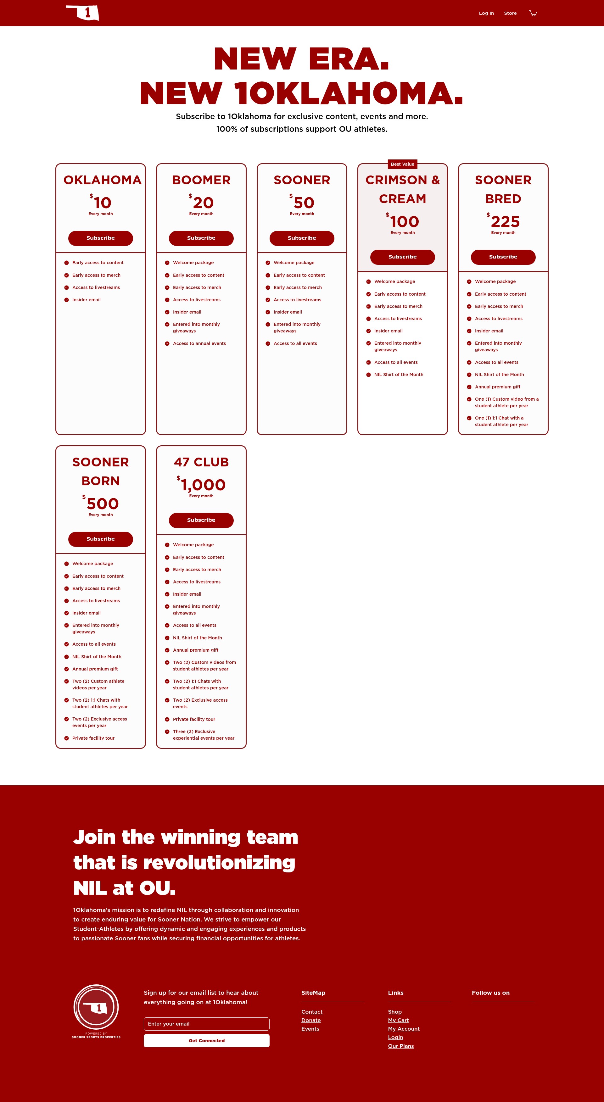 Screenshot of soonersports.com