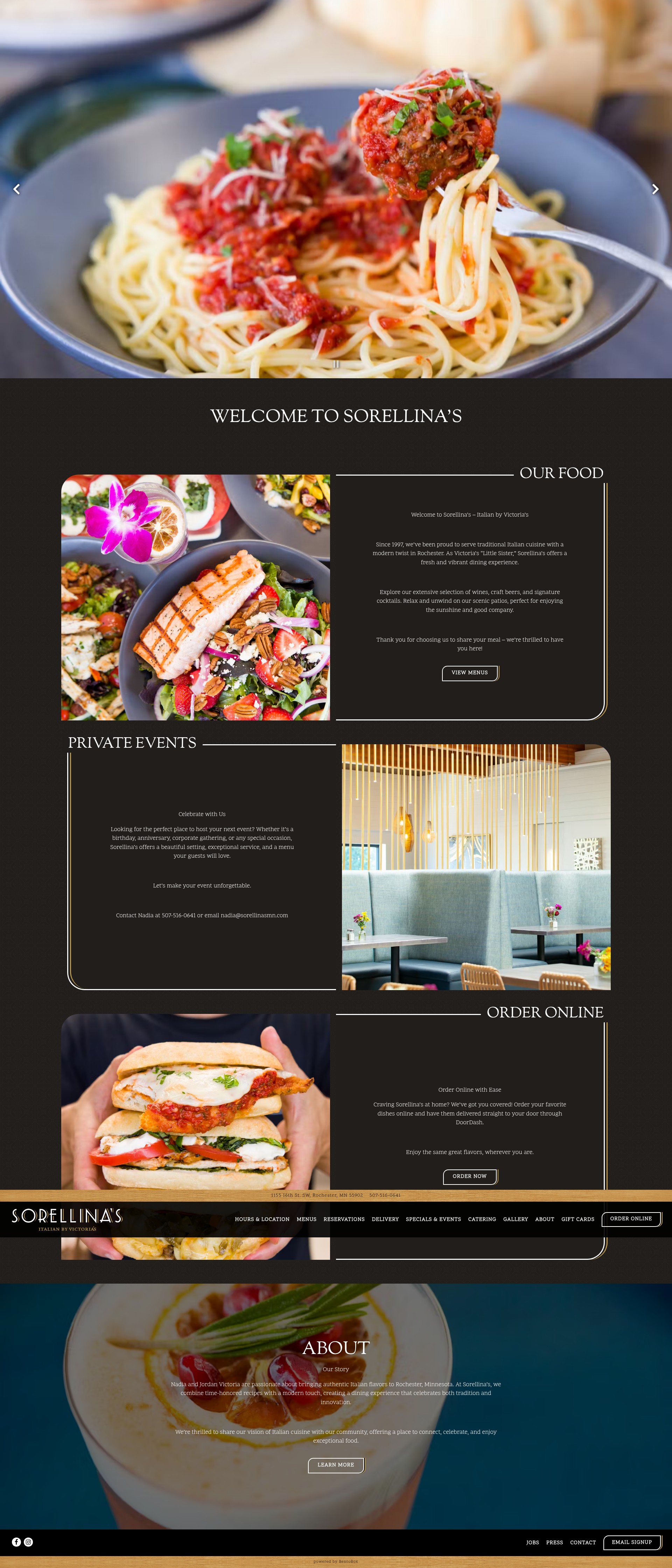 Screenshot of sorellinasmn.com