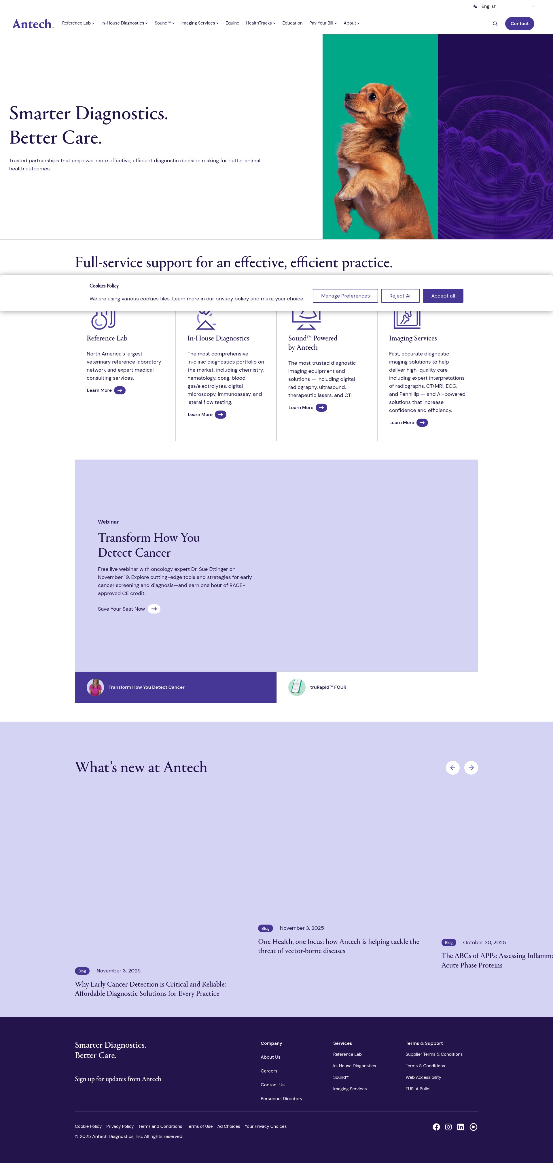 Screenshot of soundvet.com