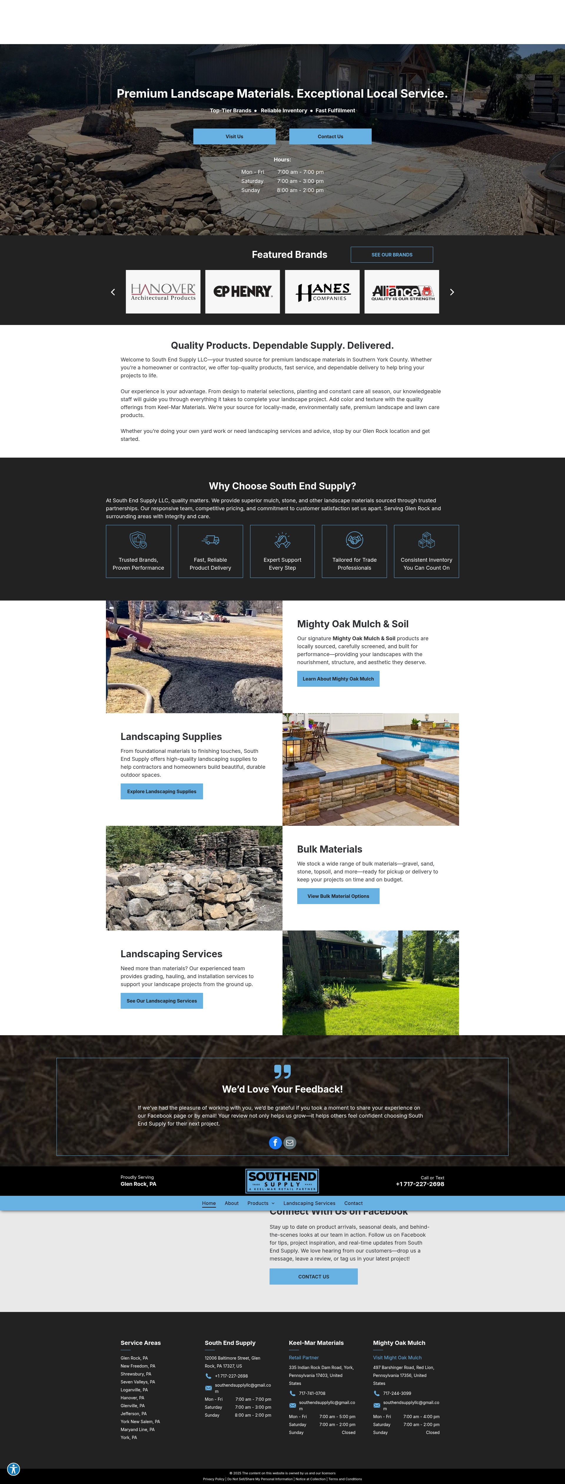Screenshot of southendsupply.com