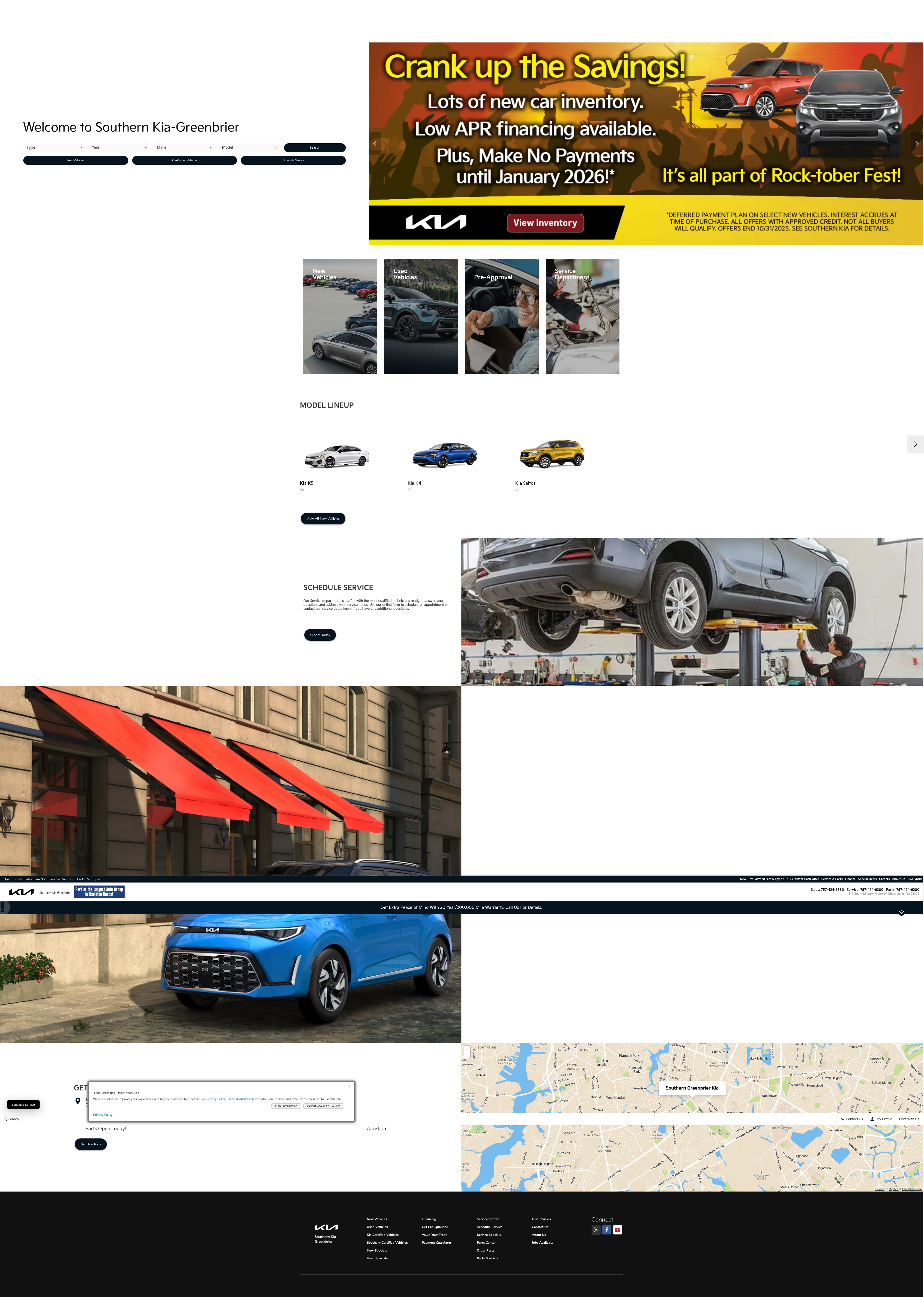 Screenshot of southernkiagreenbrier.com