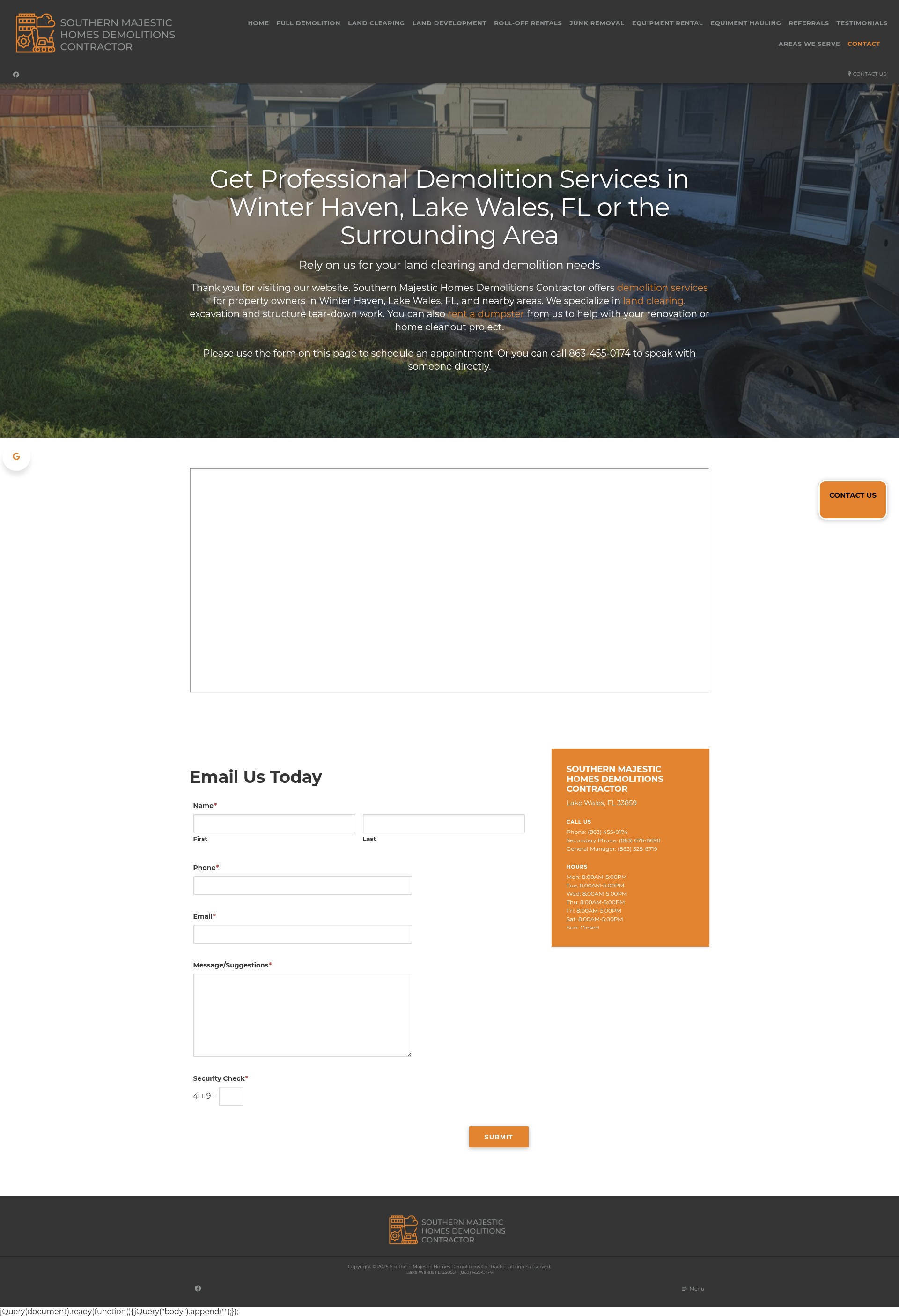 Screenshot of southernmajestichomes.org