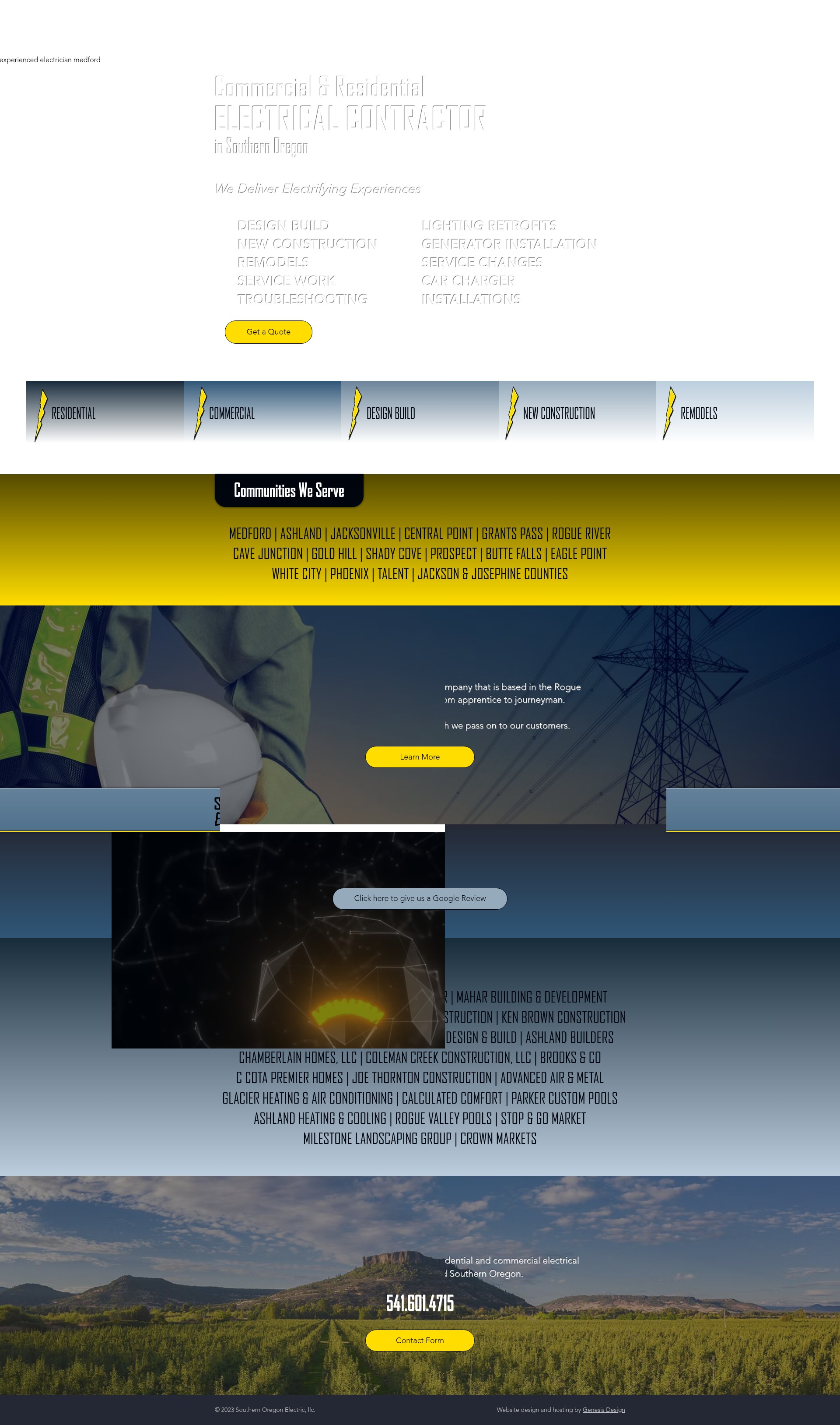 Screenshot of southernoregonelectric.com