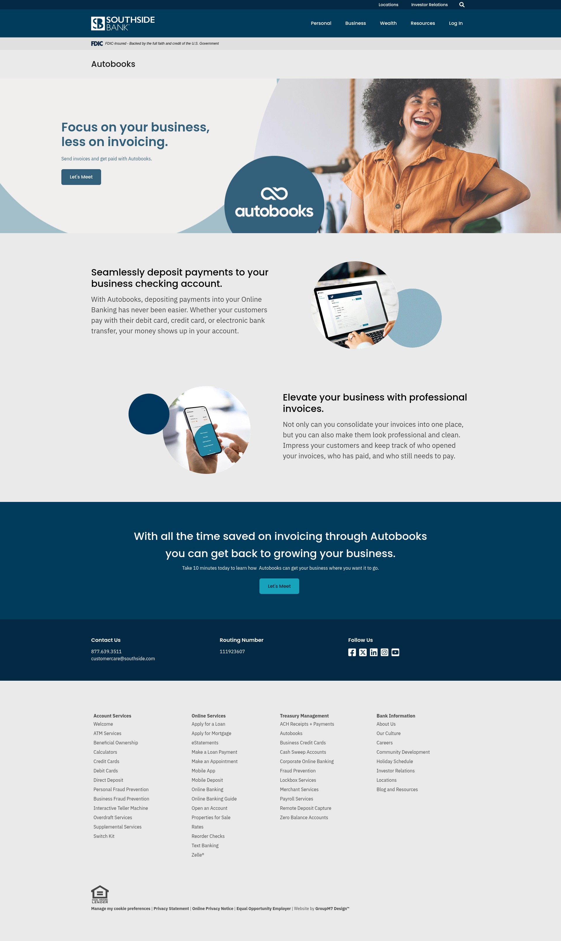 Screenshot of southside.com