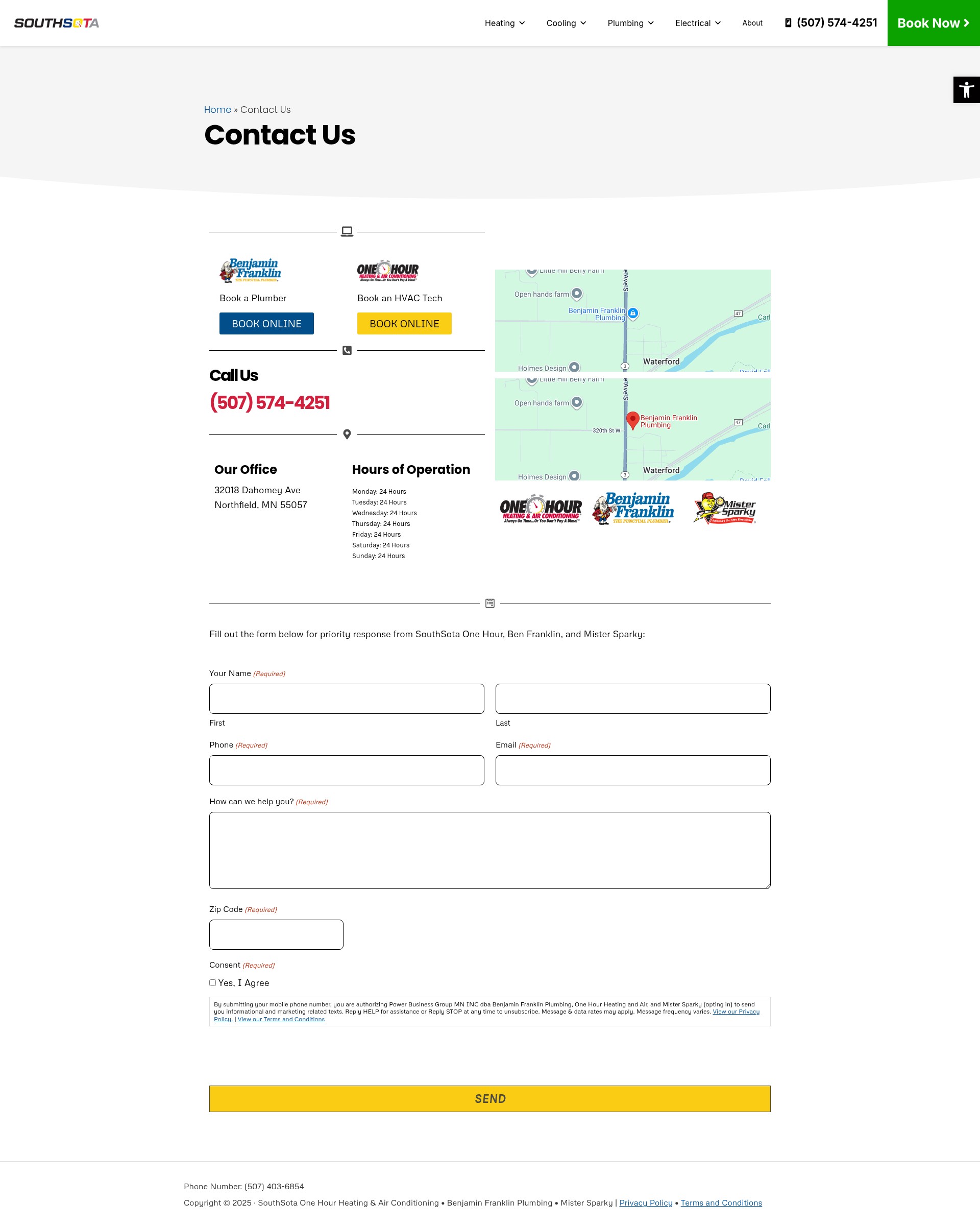 Screenshot of southsota.com