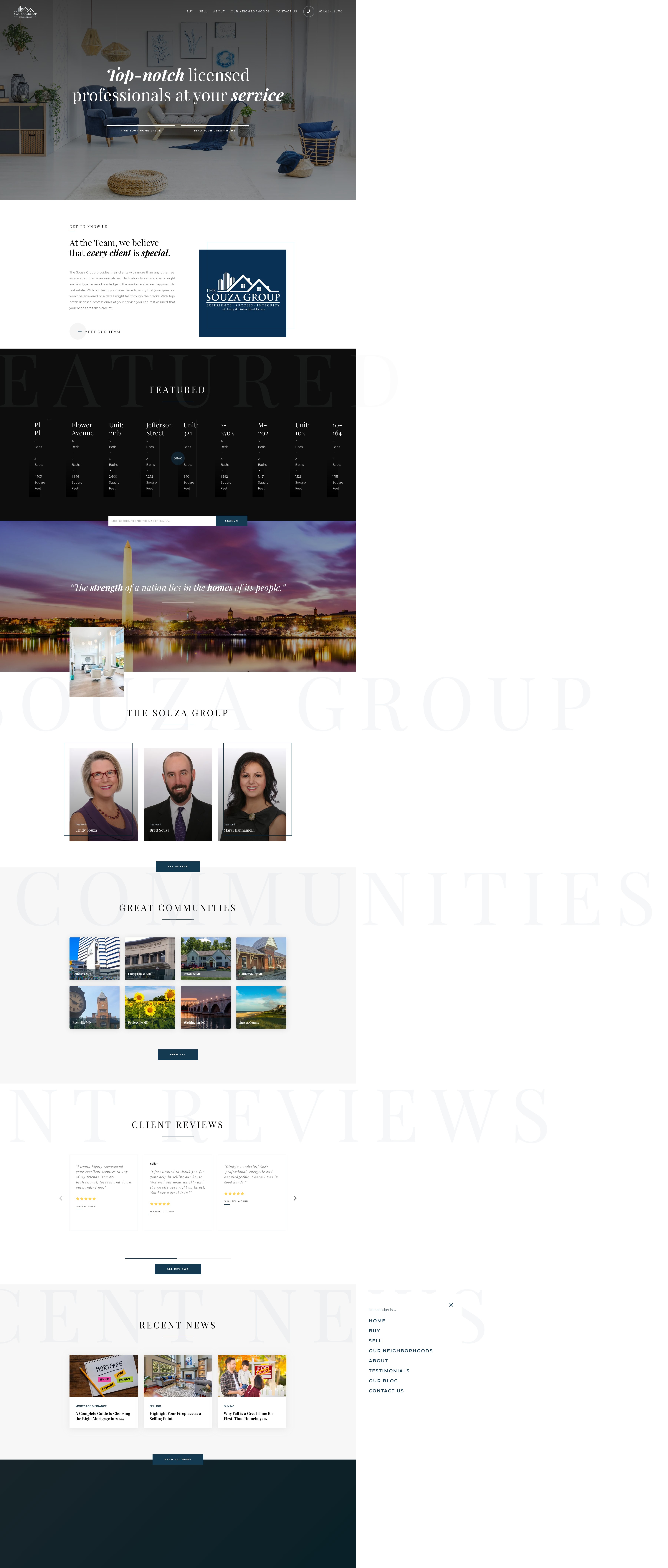 Screenshot of souza-group.com