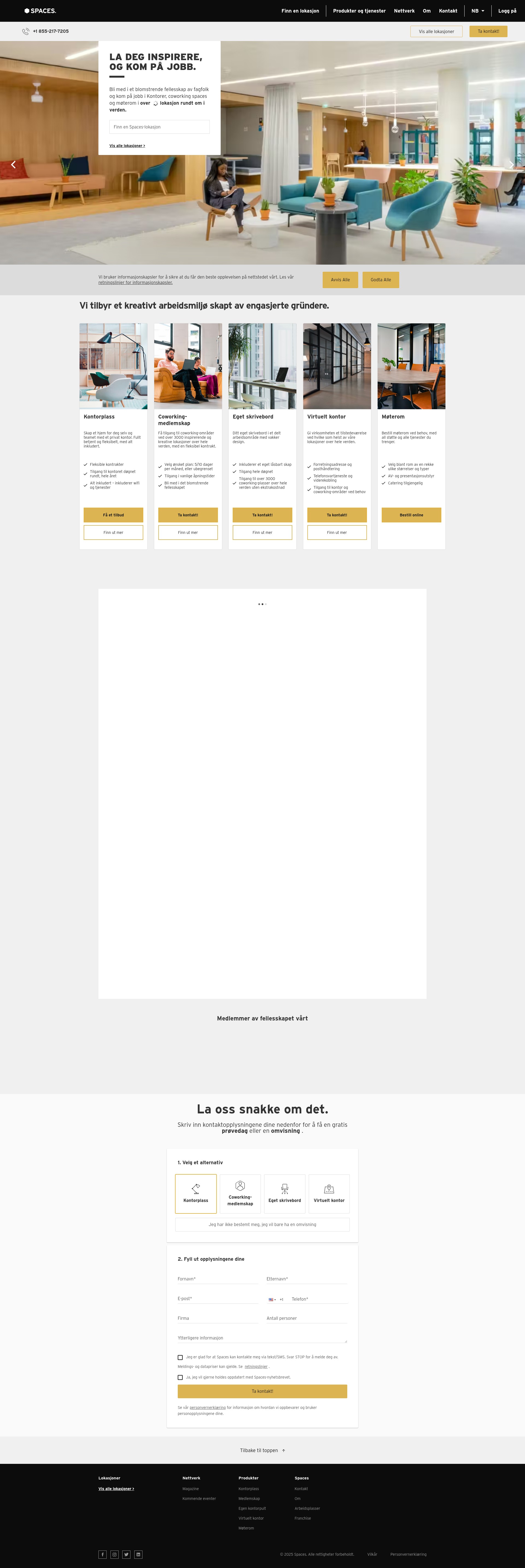 Screenshot of spacesworks.com