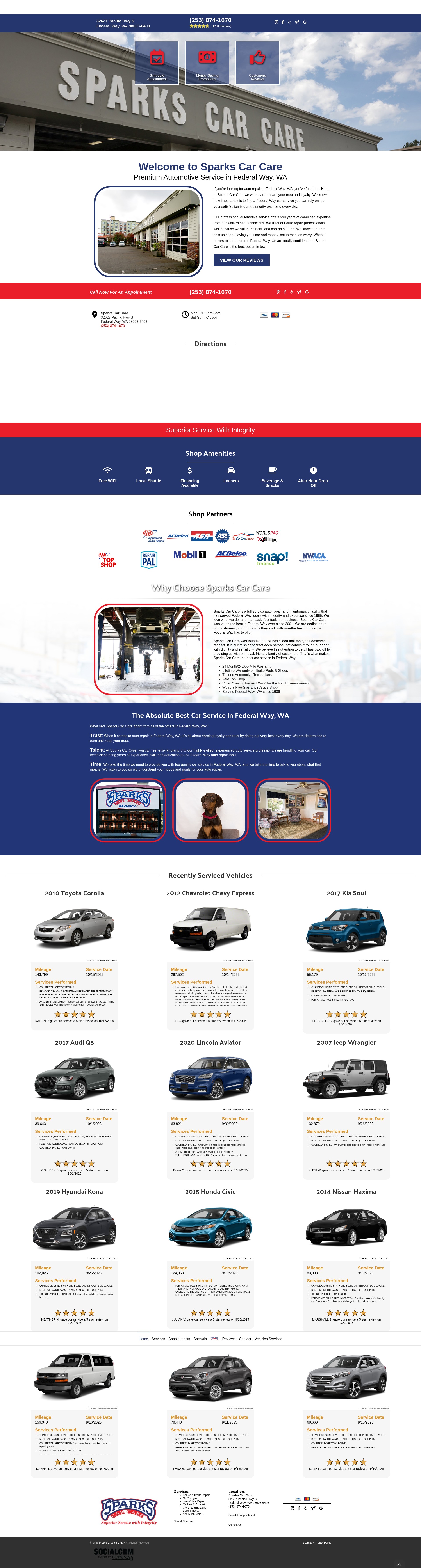 Screenshot of sparkscc.com