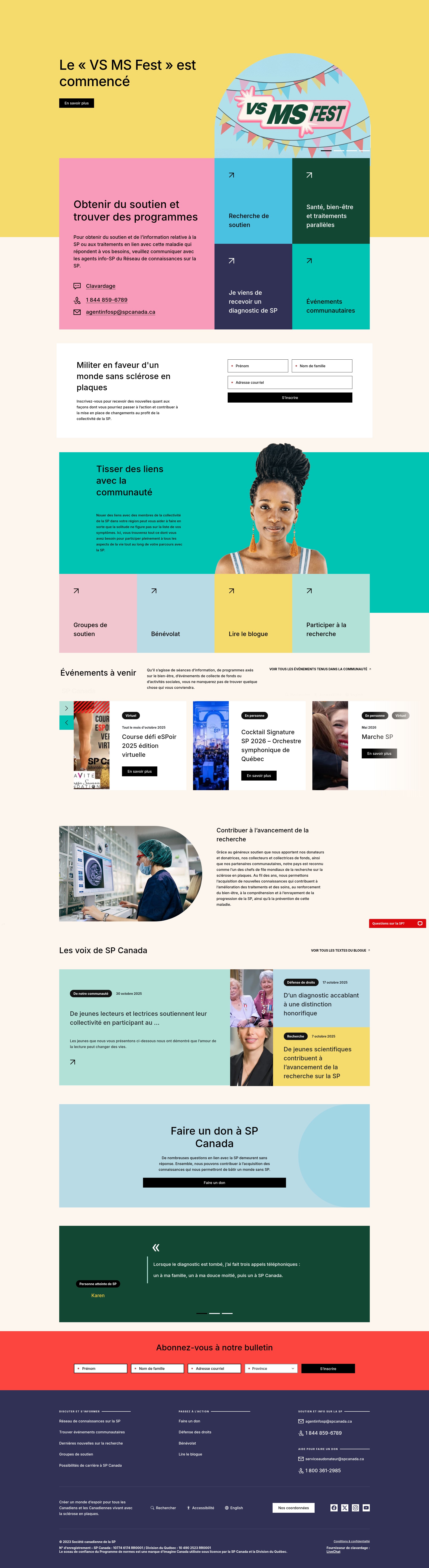 Screenshot of spcanada.ca