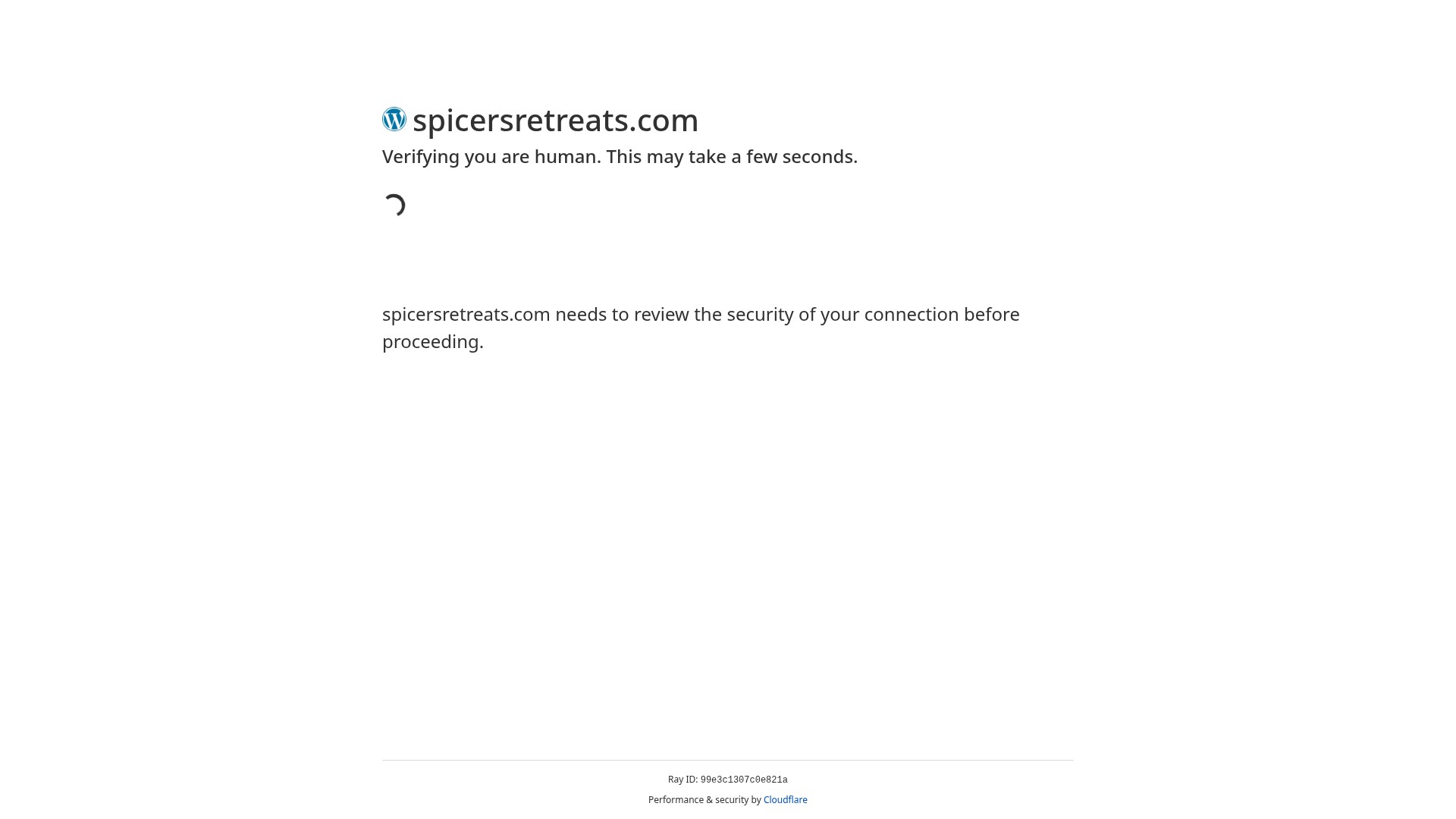 Screenshot of spicersretreats.com