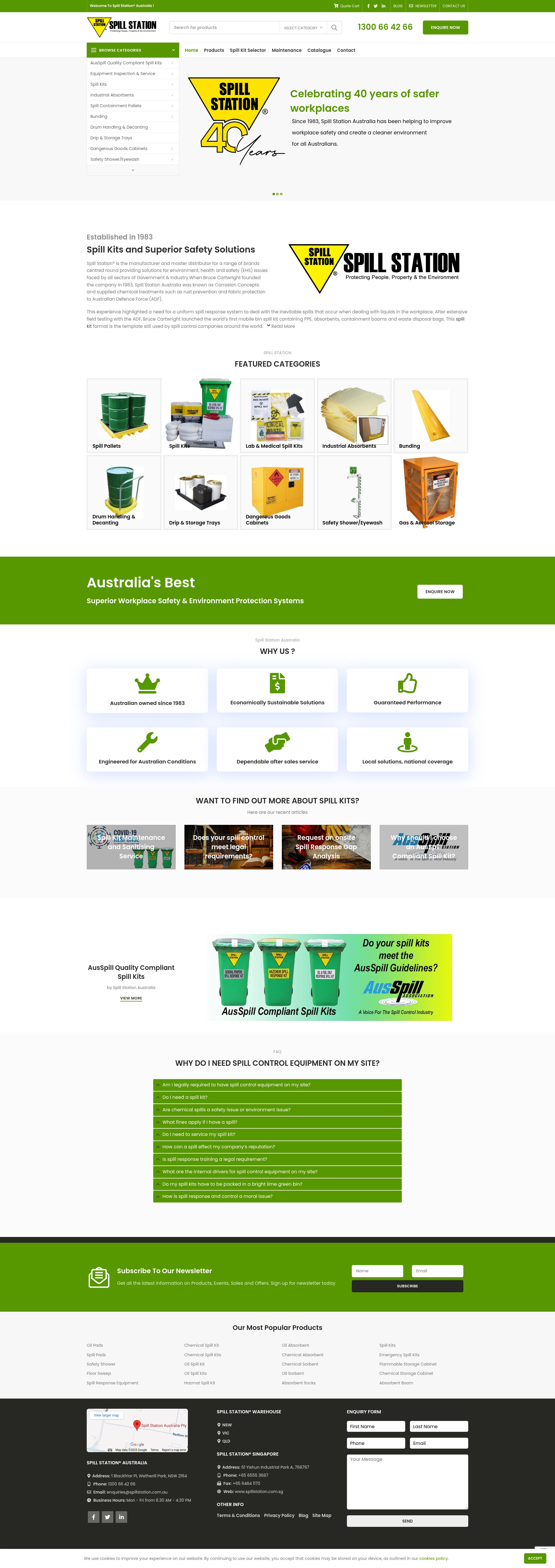 Screenshot of spillstation.com.au