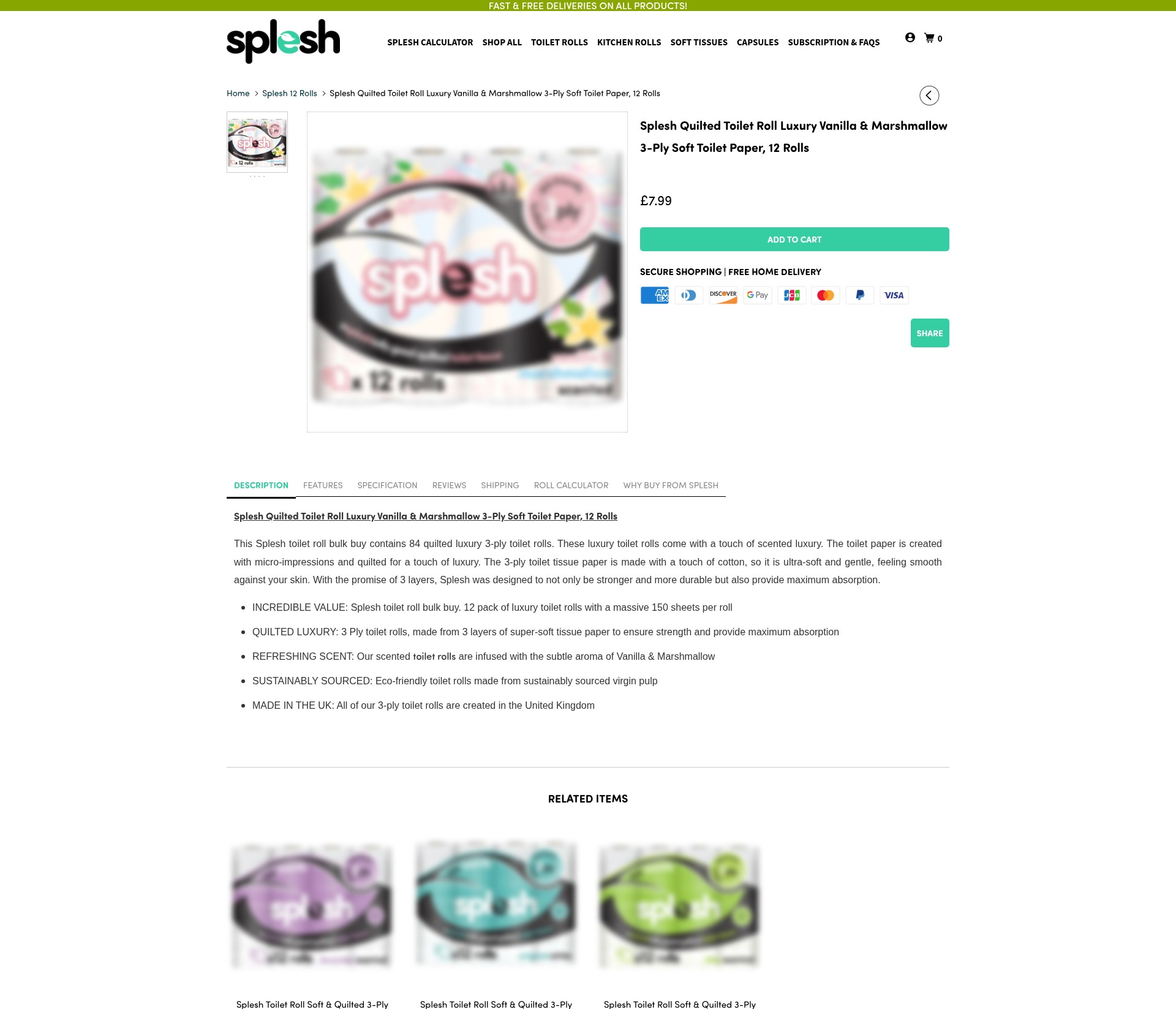 Screenshot of splesh.co.uk