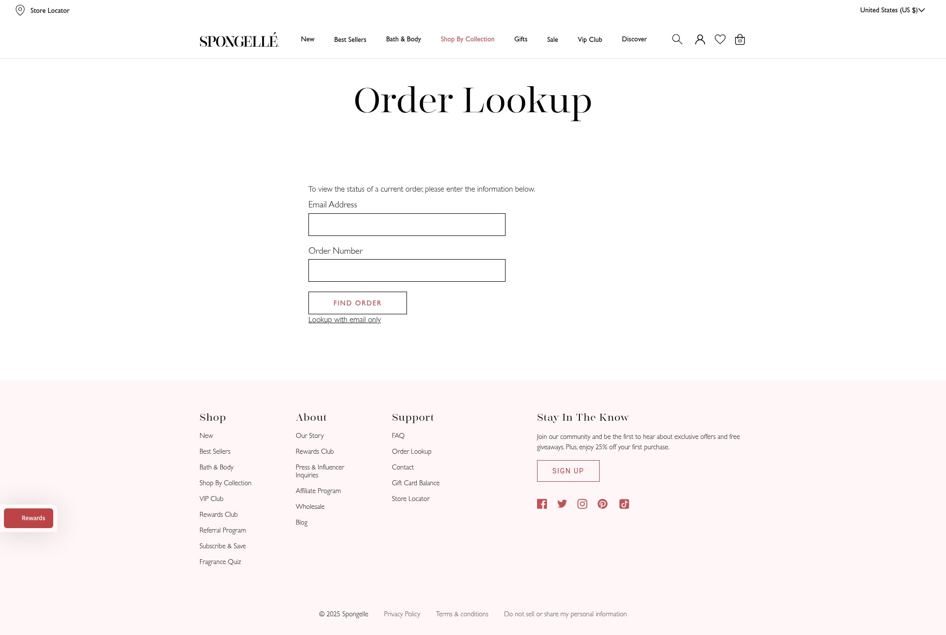 Screenshot of spongelle.com