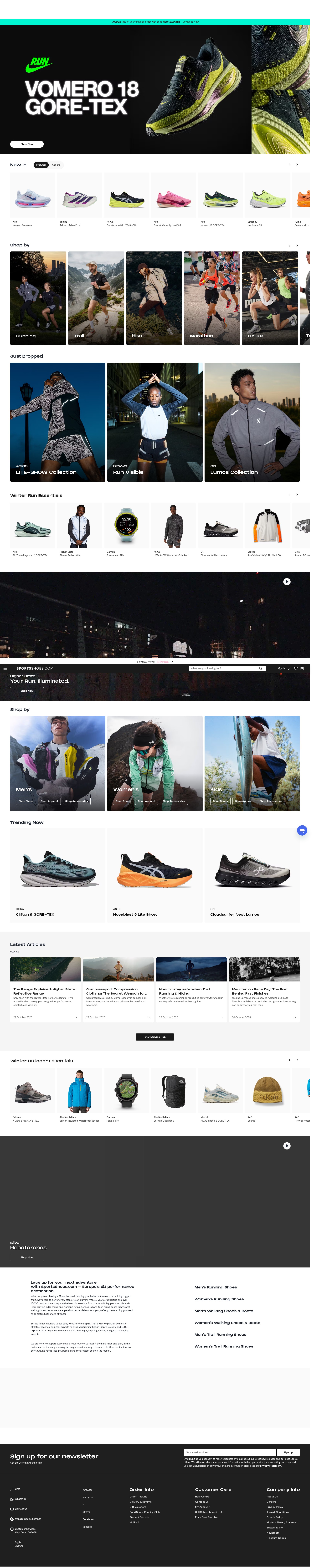Screenshot of sportsshoes.com