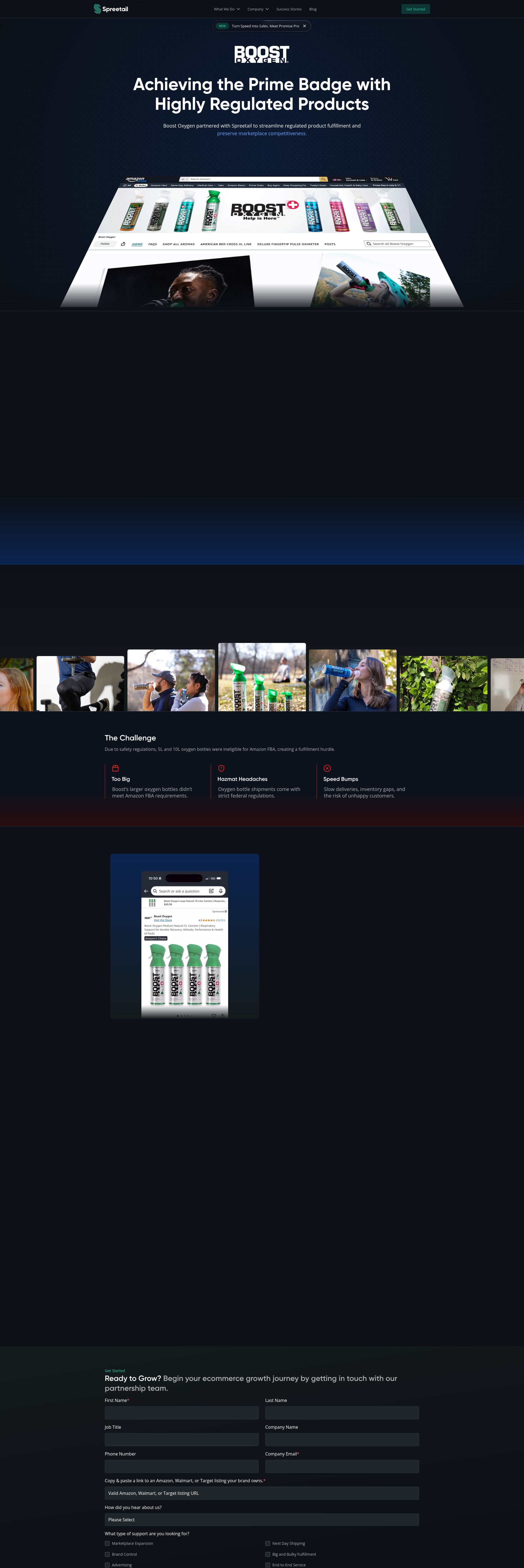 Screenshot of spreetail.com
