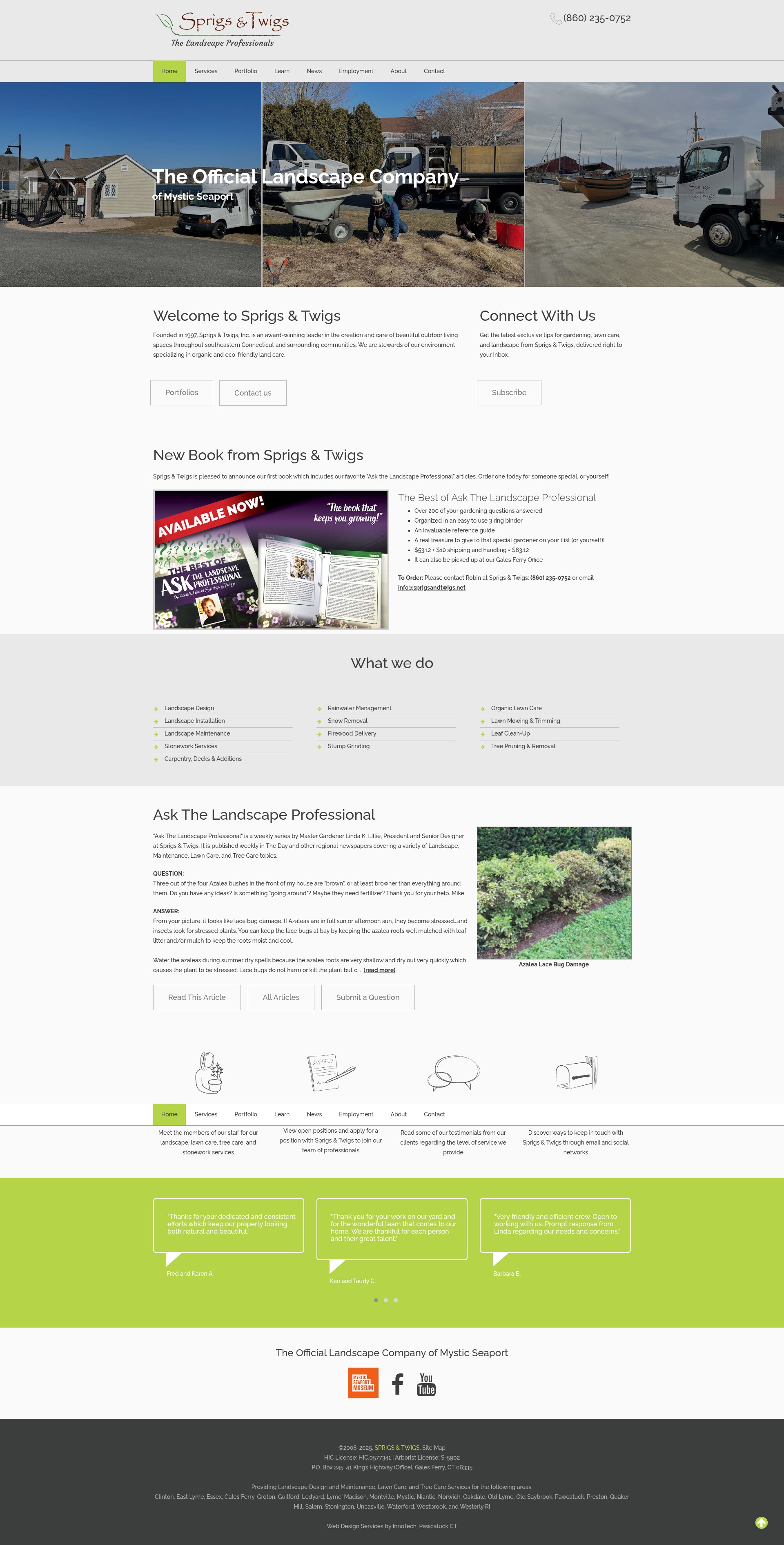 Screenshot of sprigsandtwigs.net