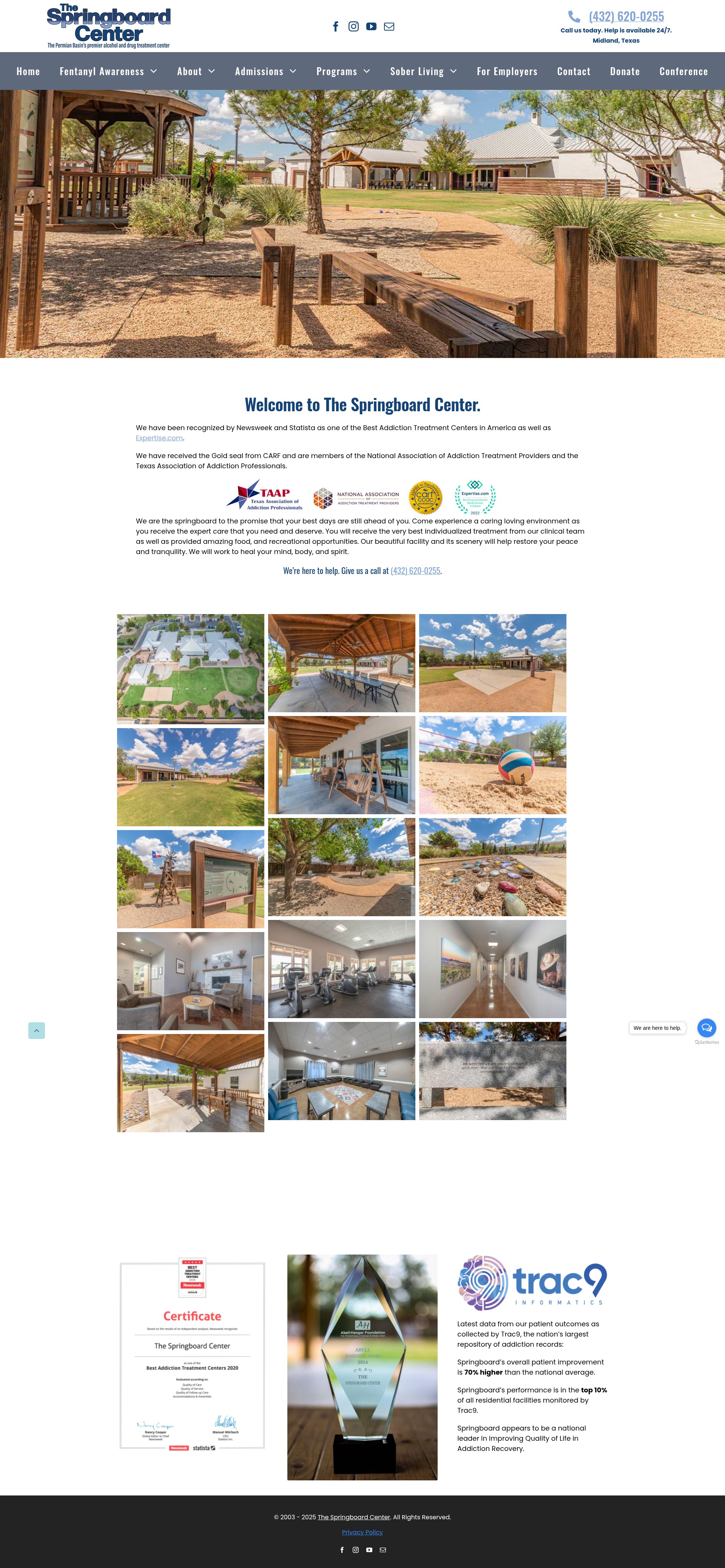 Screenshot of springboardcenter.org