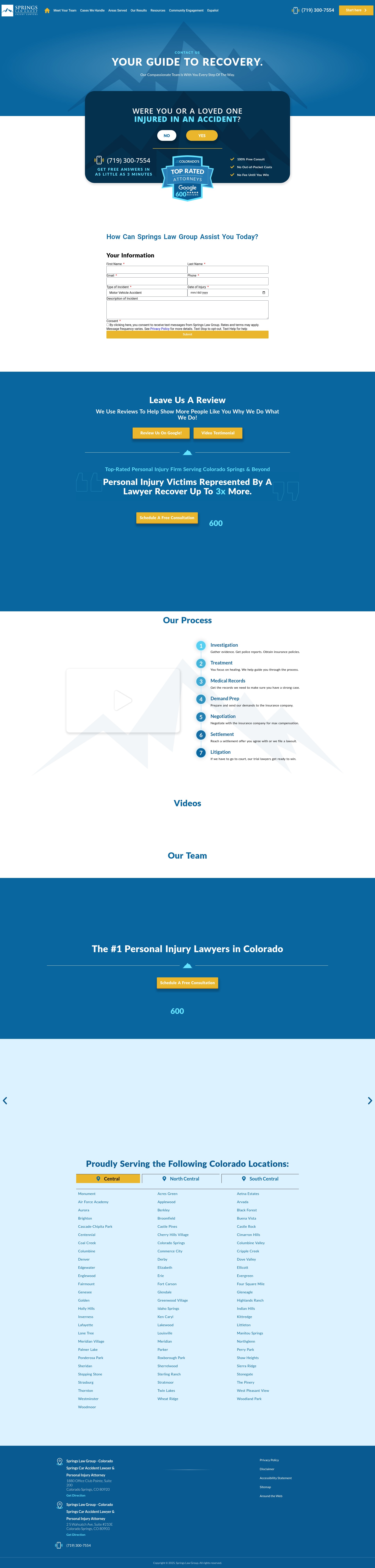 Screenshot of springslawgroup.com