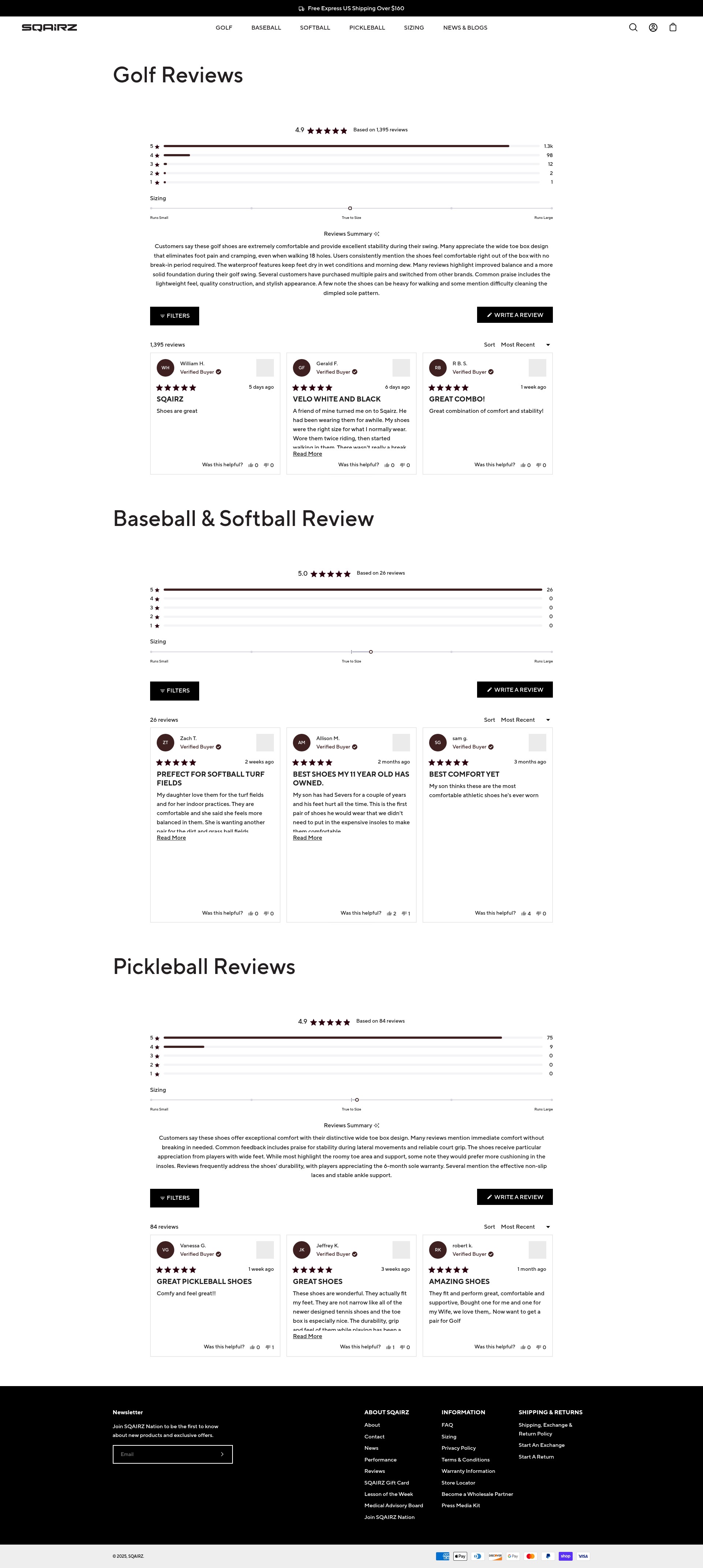 Screenshot of sqairz.com