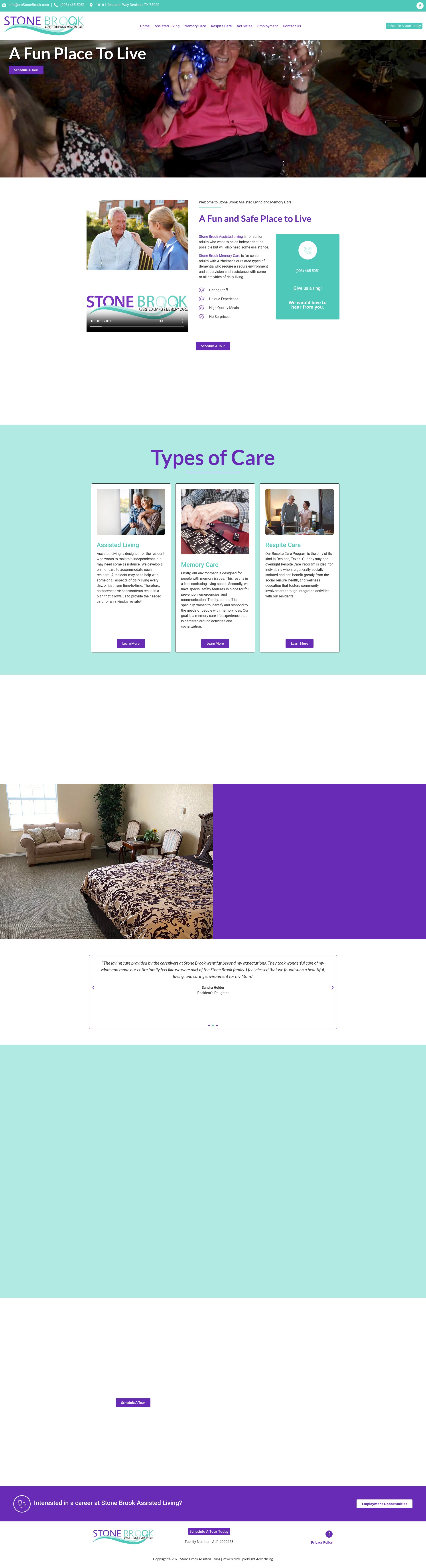 Screenshot of srcstonebrook.com