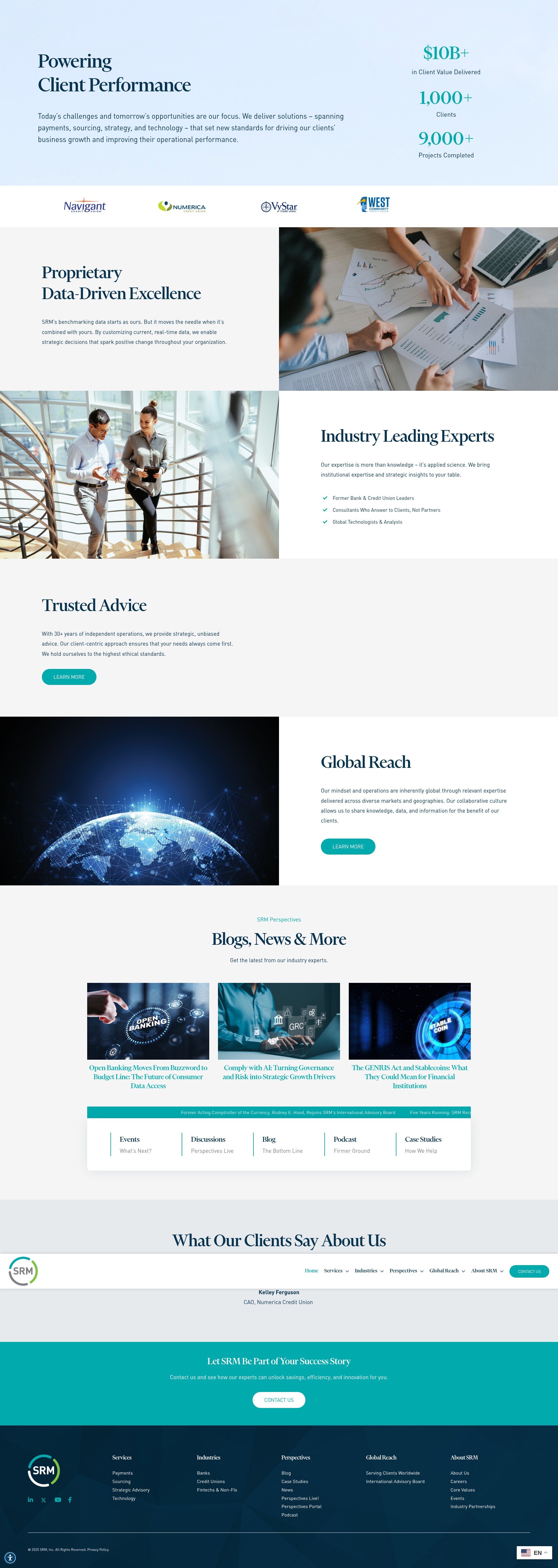Screenshot of srmcorp.com