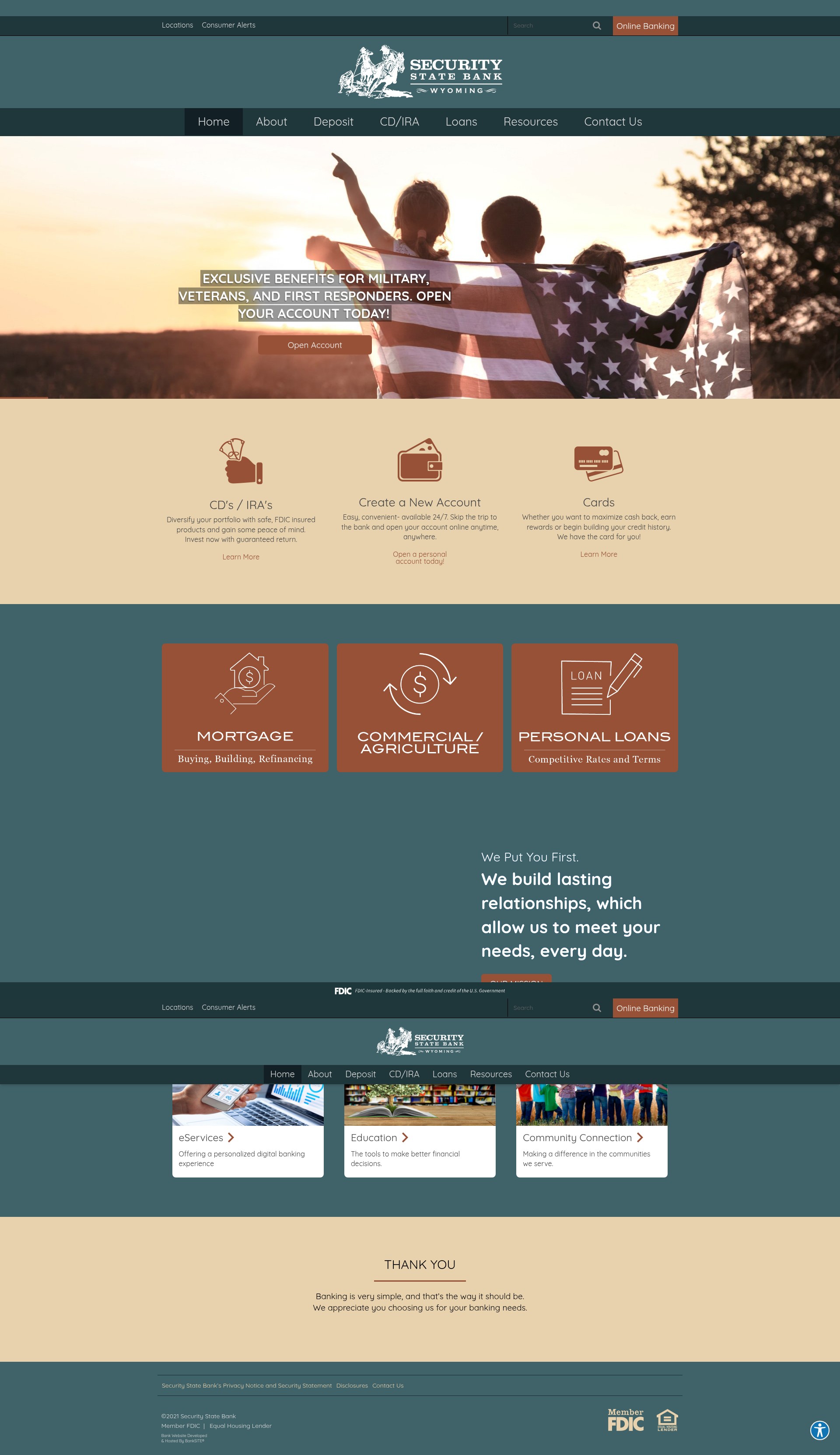 Screenshot of ssbwyo.bank