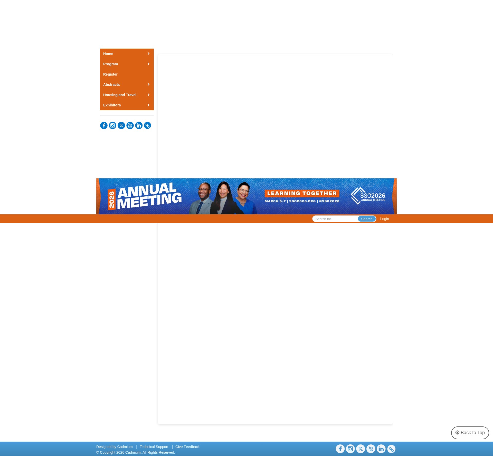Screenshot of sso2026.eventscribe.net