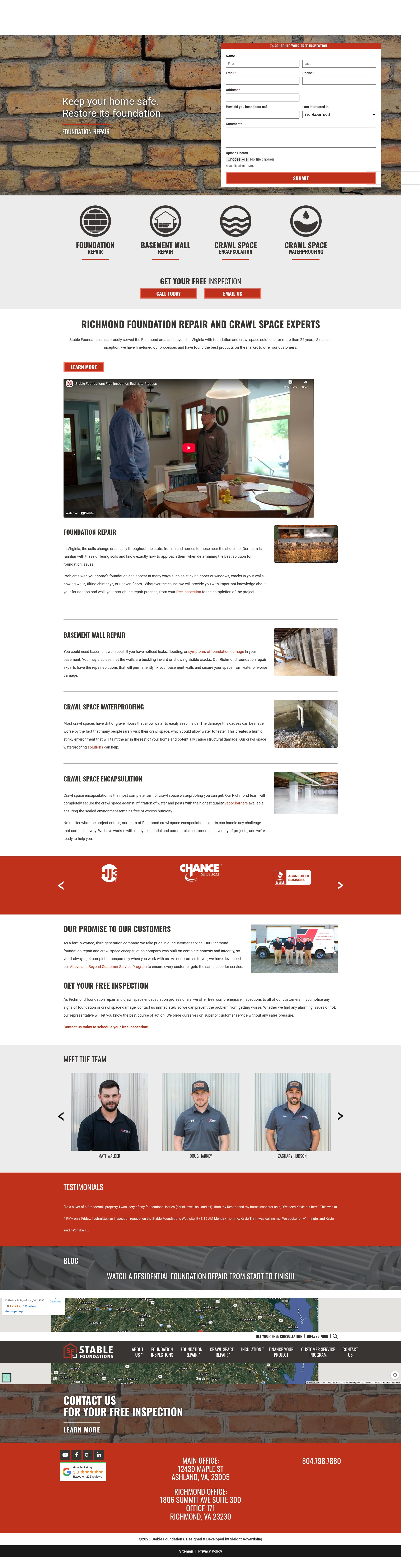 Screenshot of stablefoundations.com