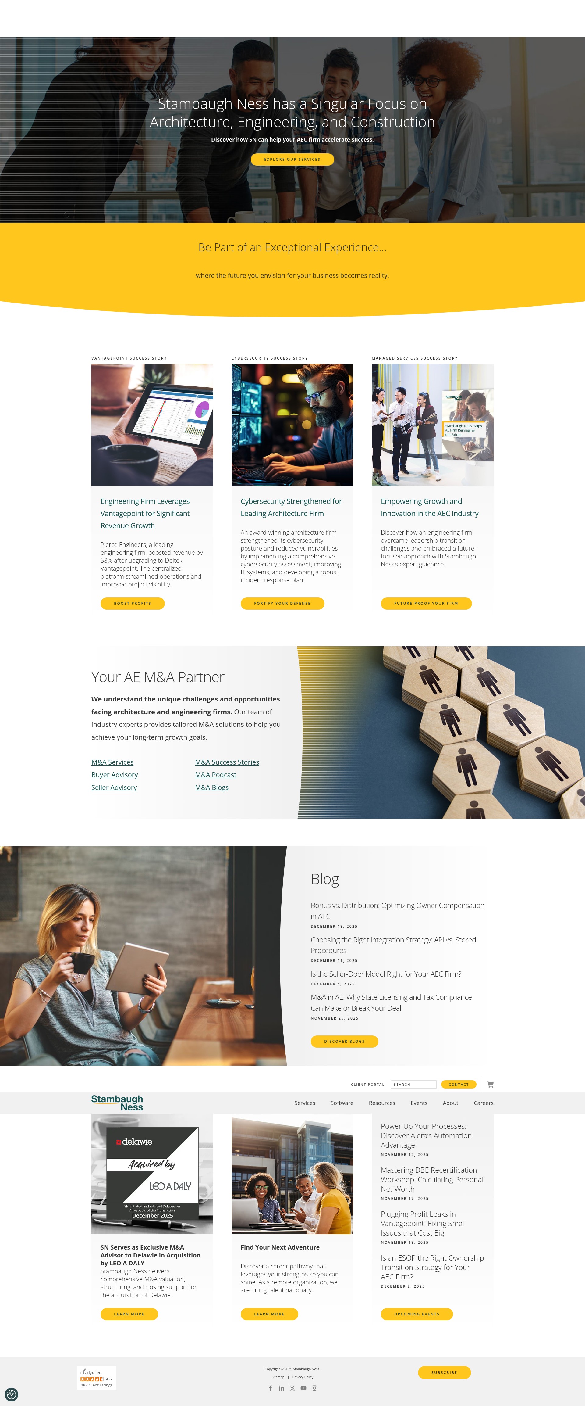Screenshot of stambaughness.com