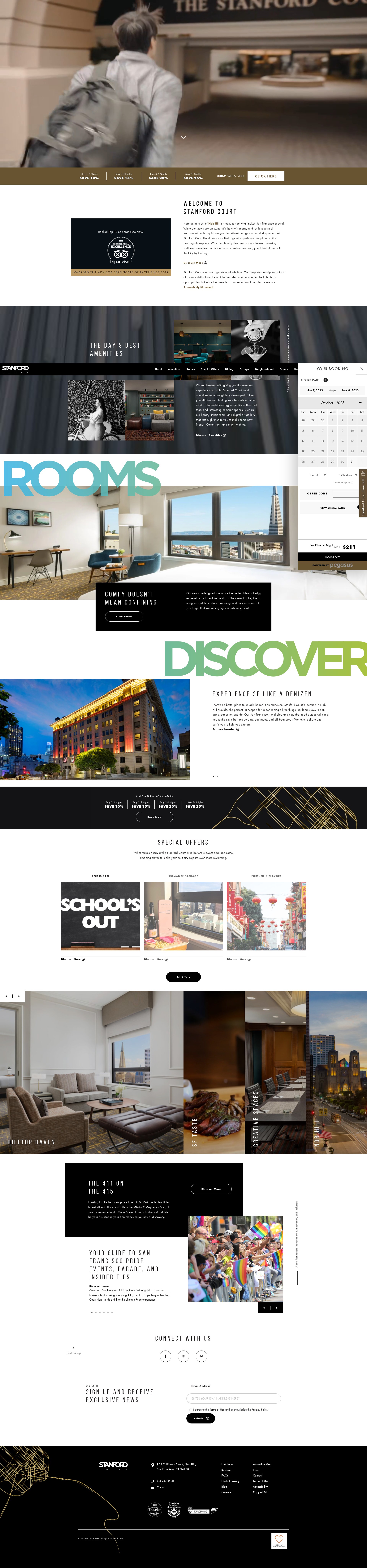 Screenshot of stanfordcourt.com