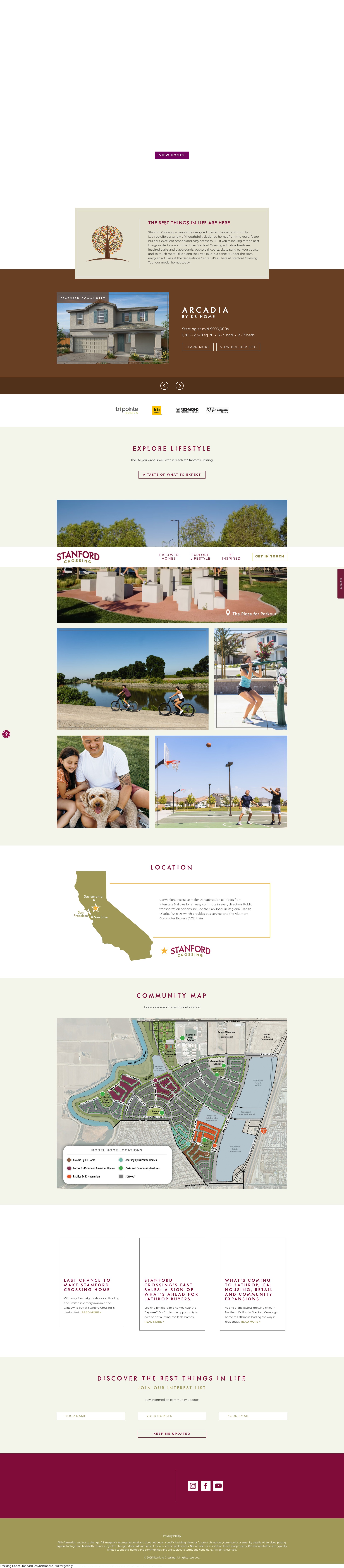 Screenshot of stanfordcrossing.com