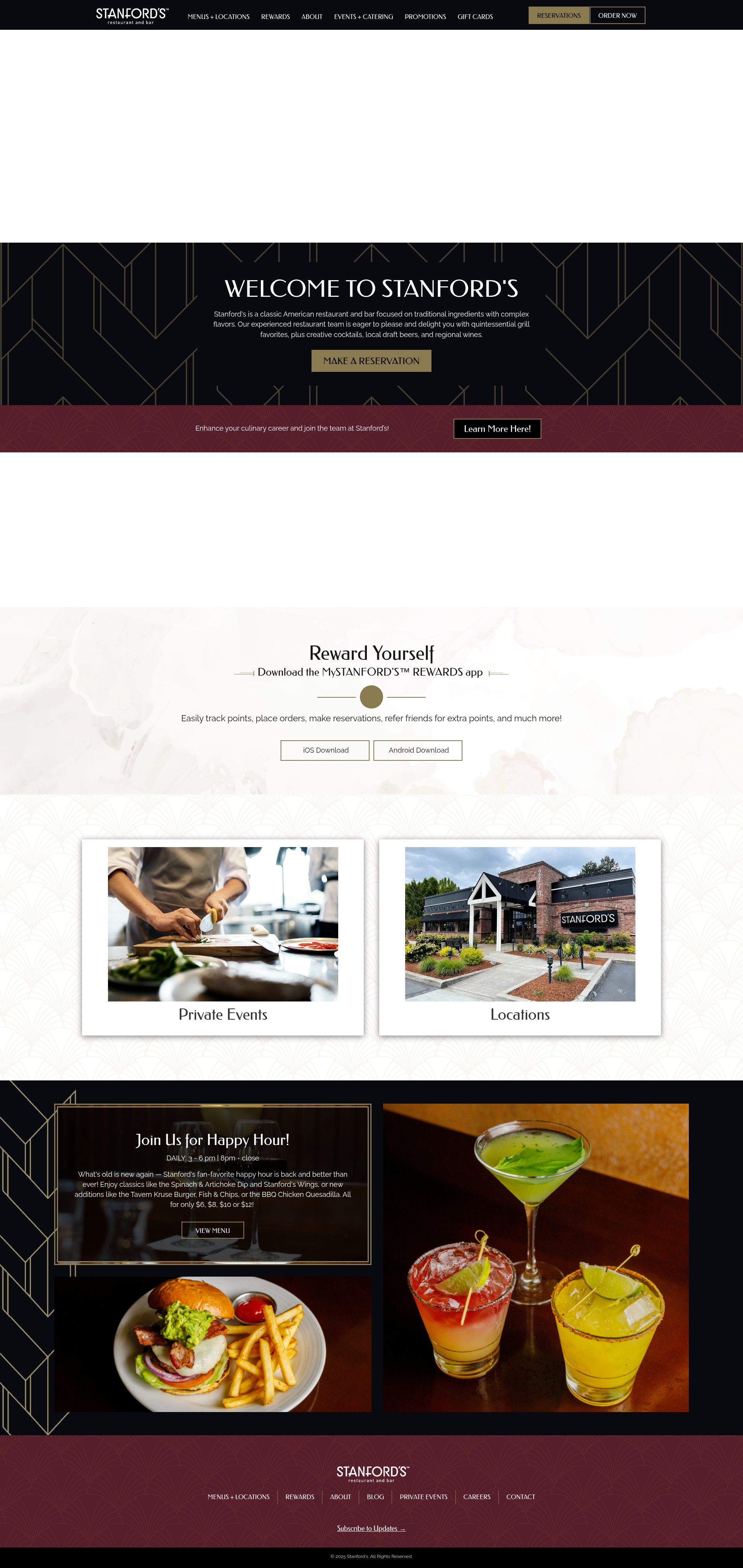 Screenshot of stanfords.com