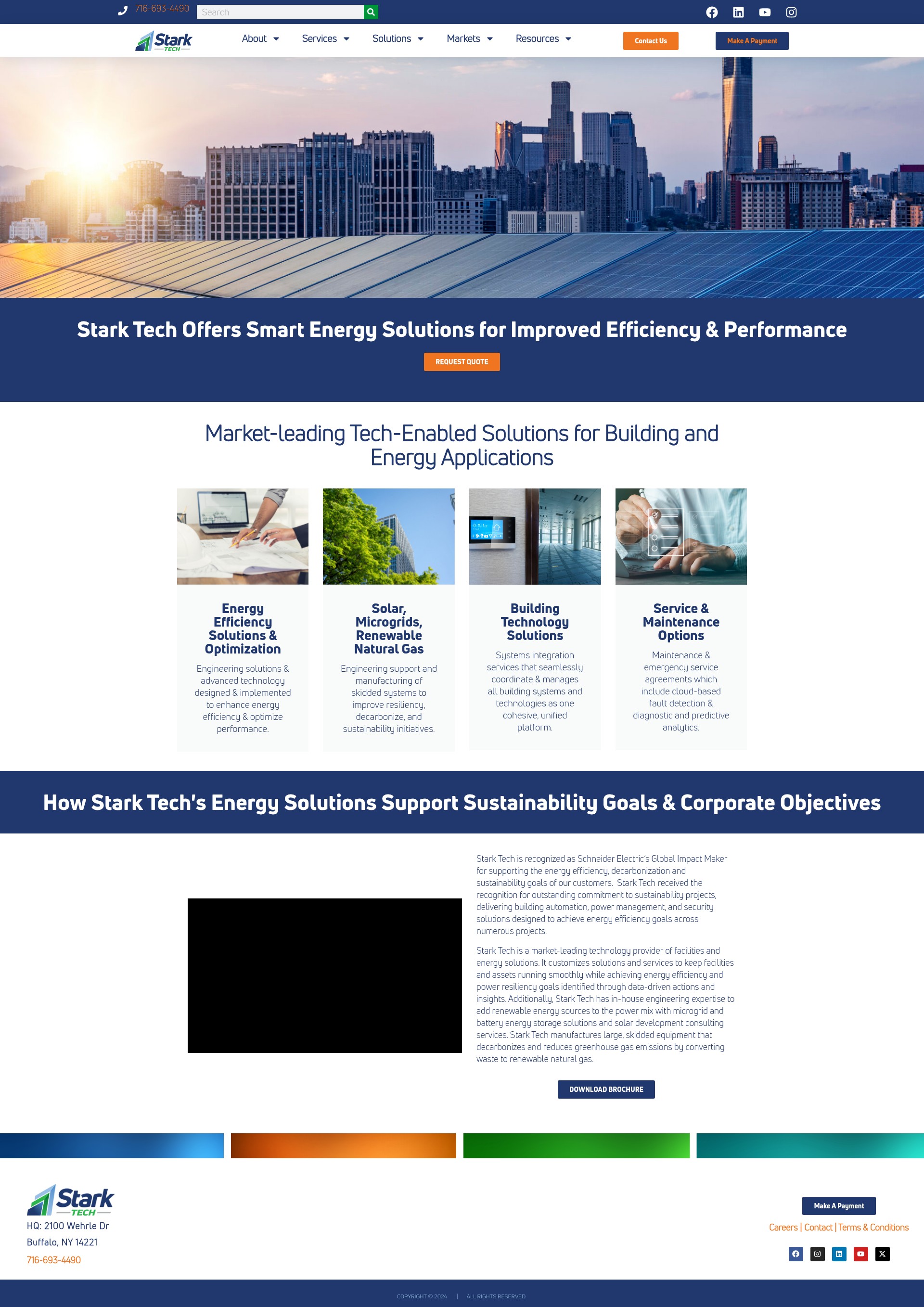 Screenshot of starktech.com