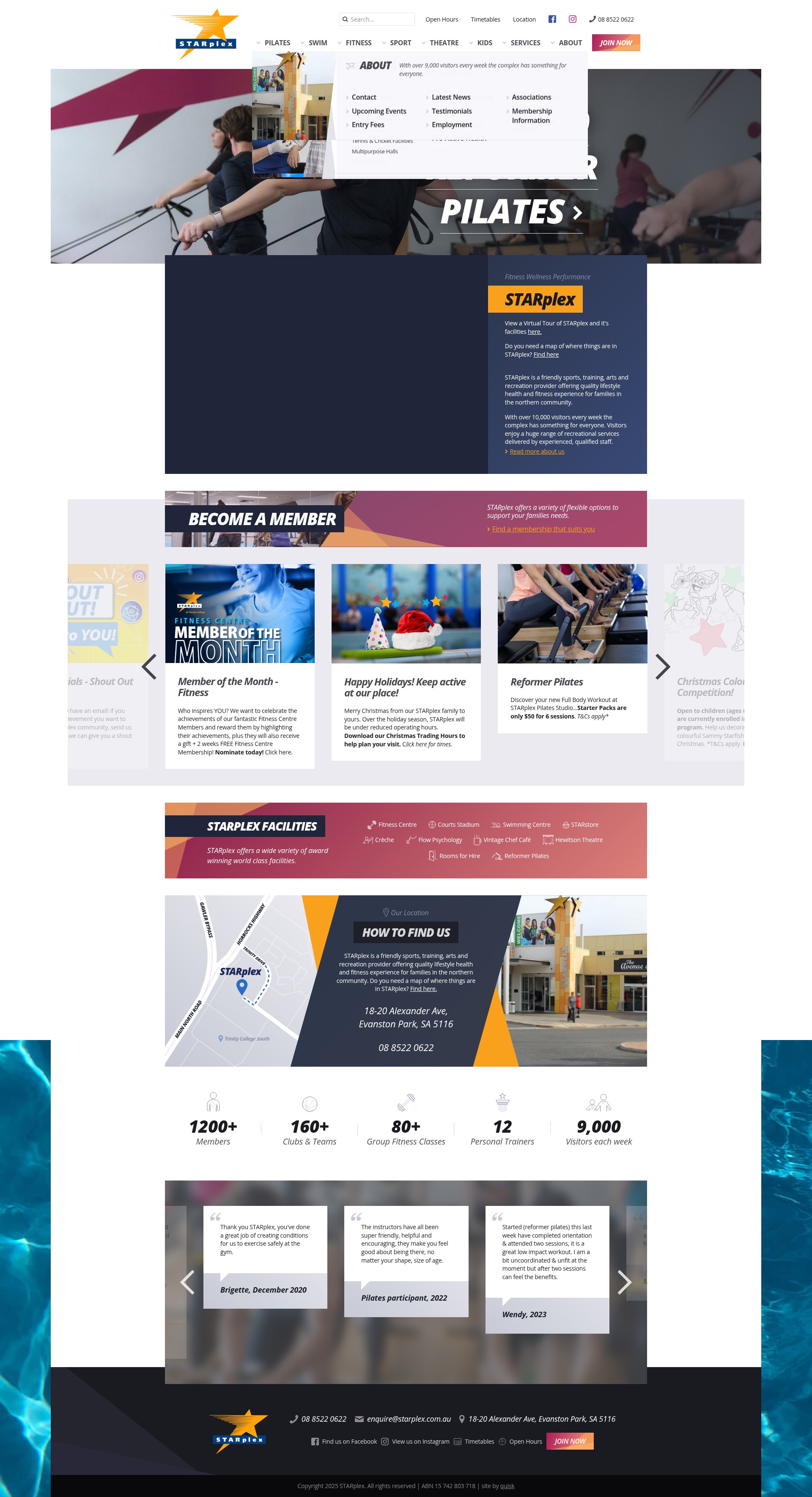 Screenshot of starplex.com.au