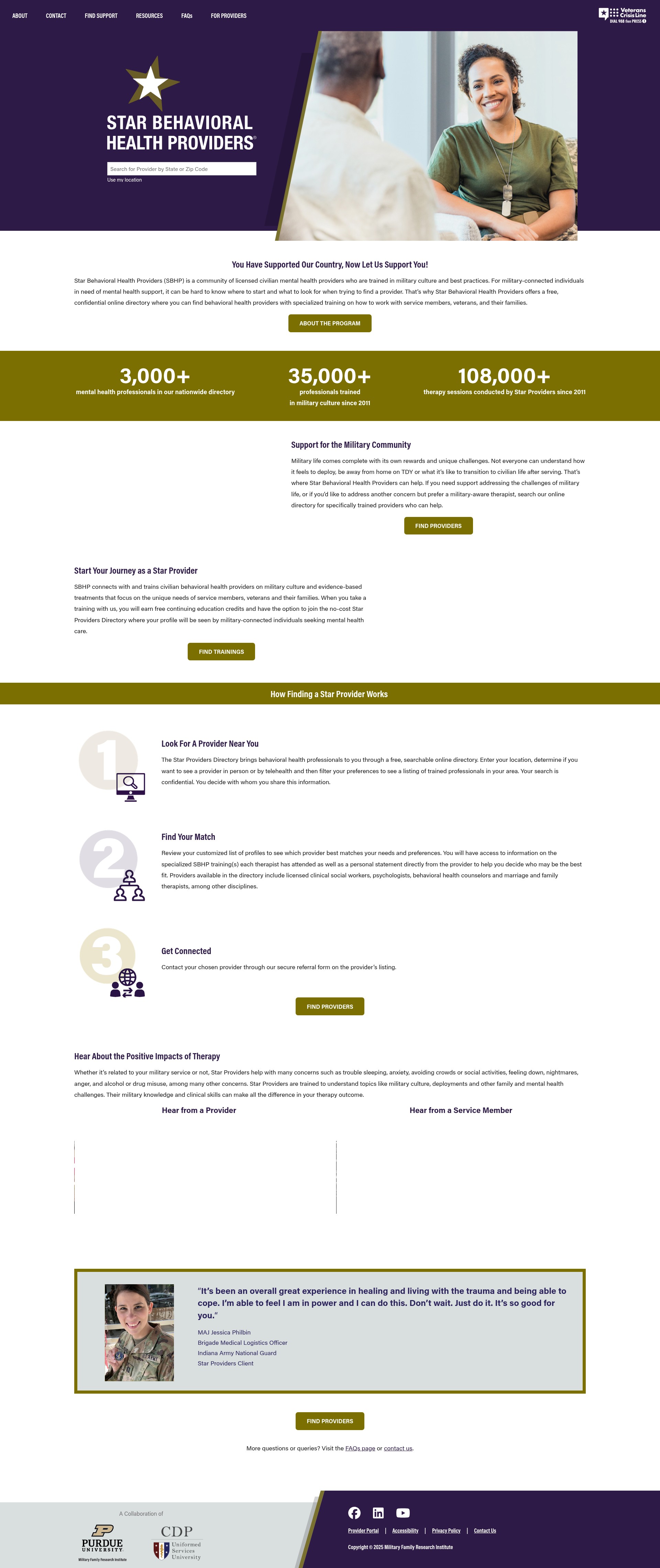 Screenshot of starproviders.org