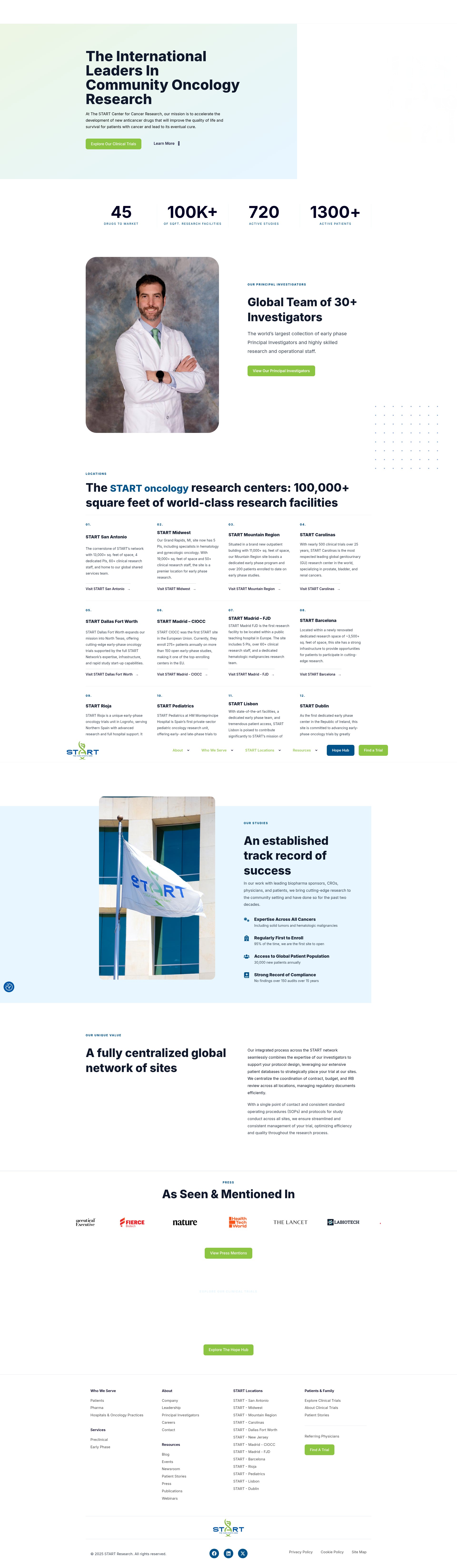 Screenshot of startresearch.com