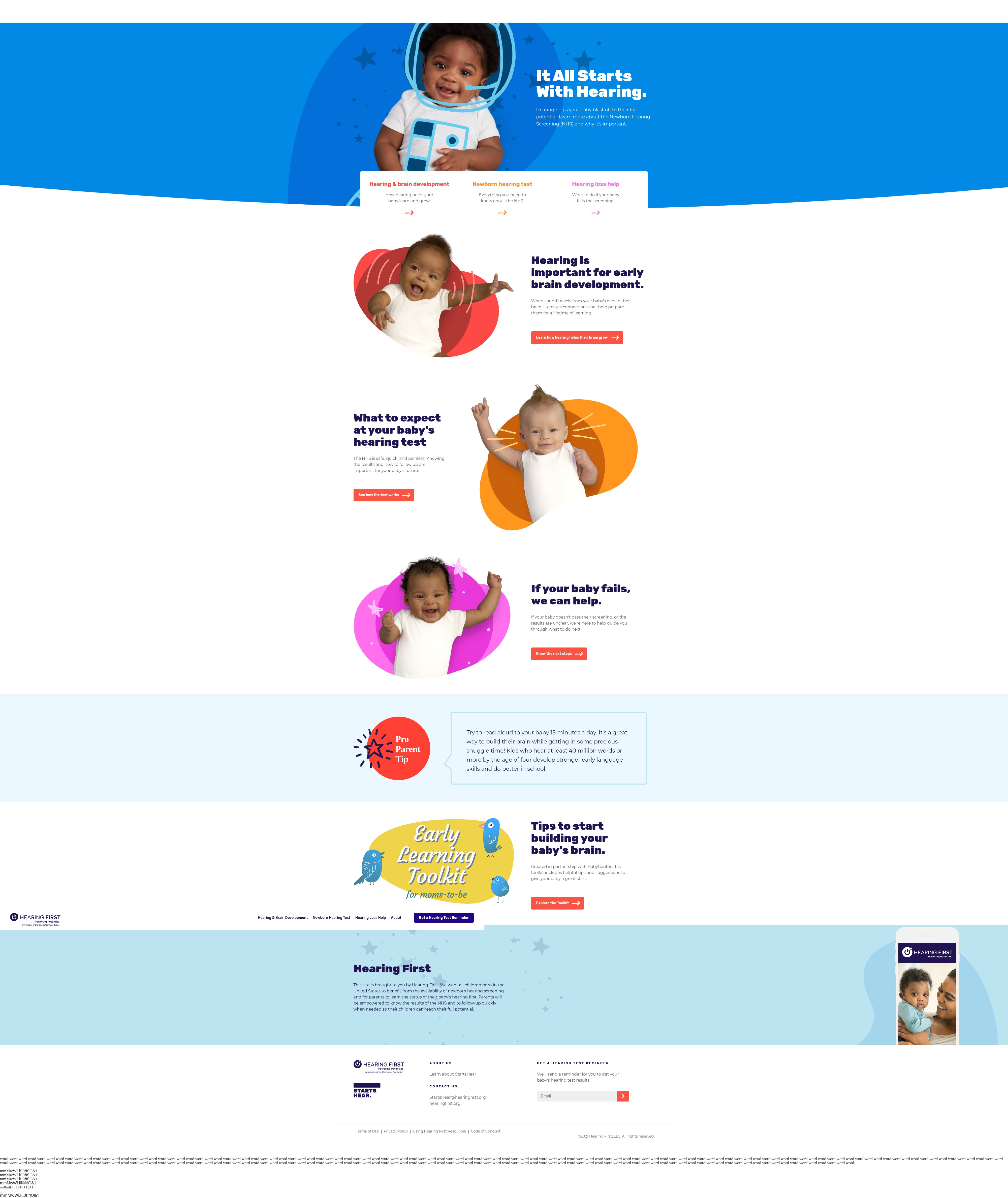 Screenshot of startshear.org