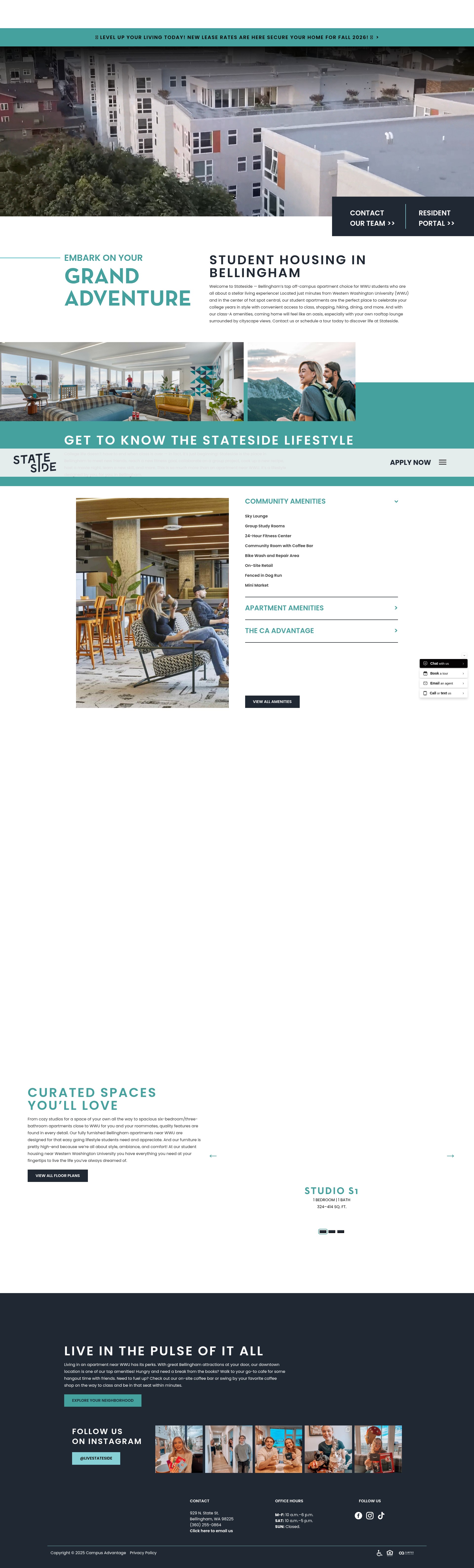 Screenshot of statesidebellingham.com