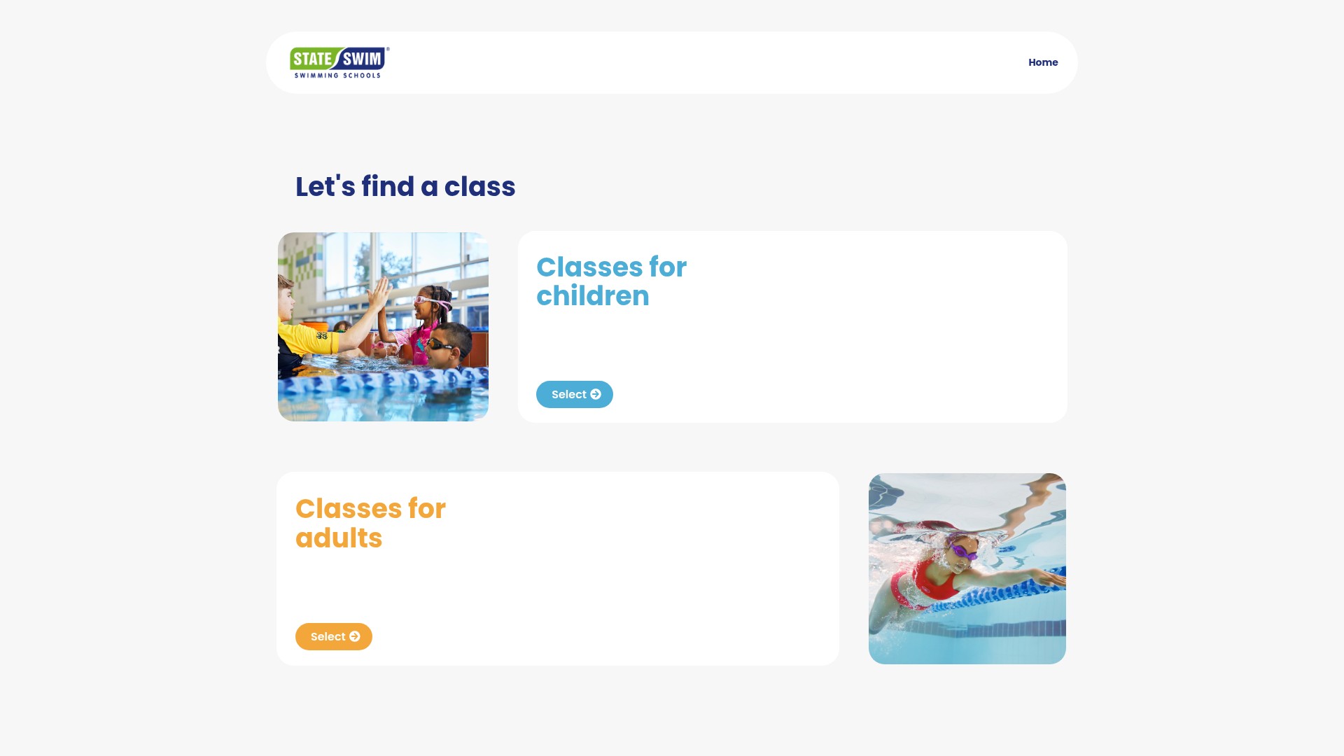 Screenshot of stateswim.com.au