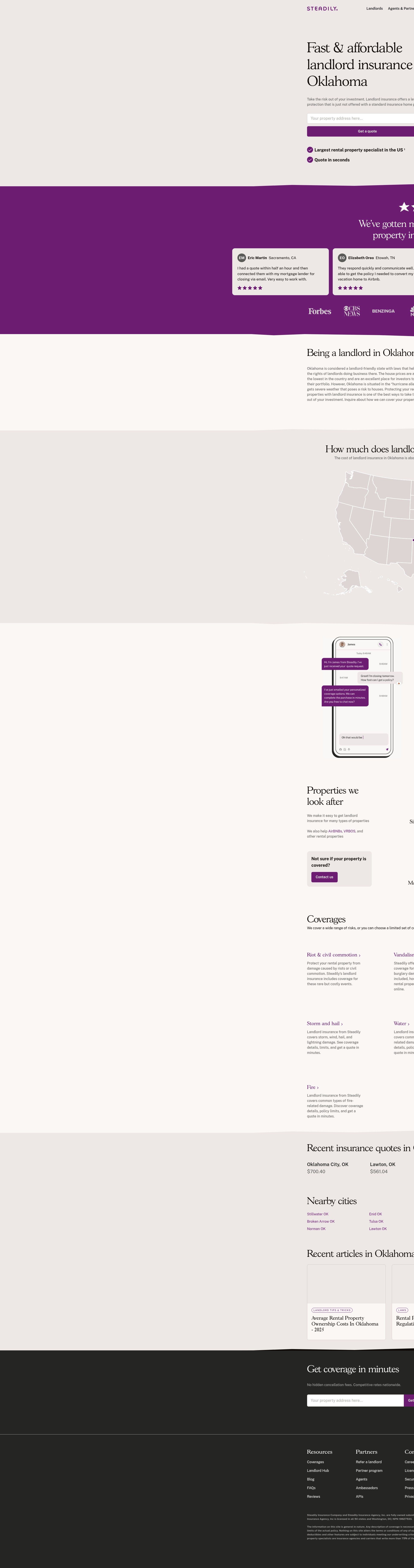 Screenshot of steadily.com