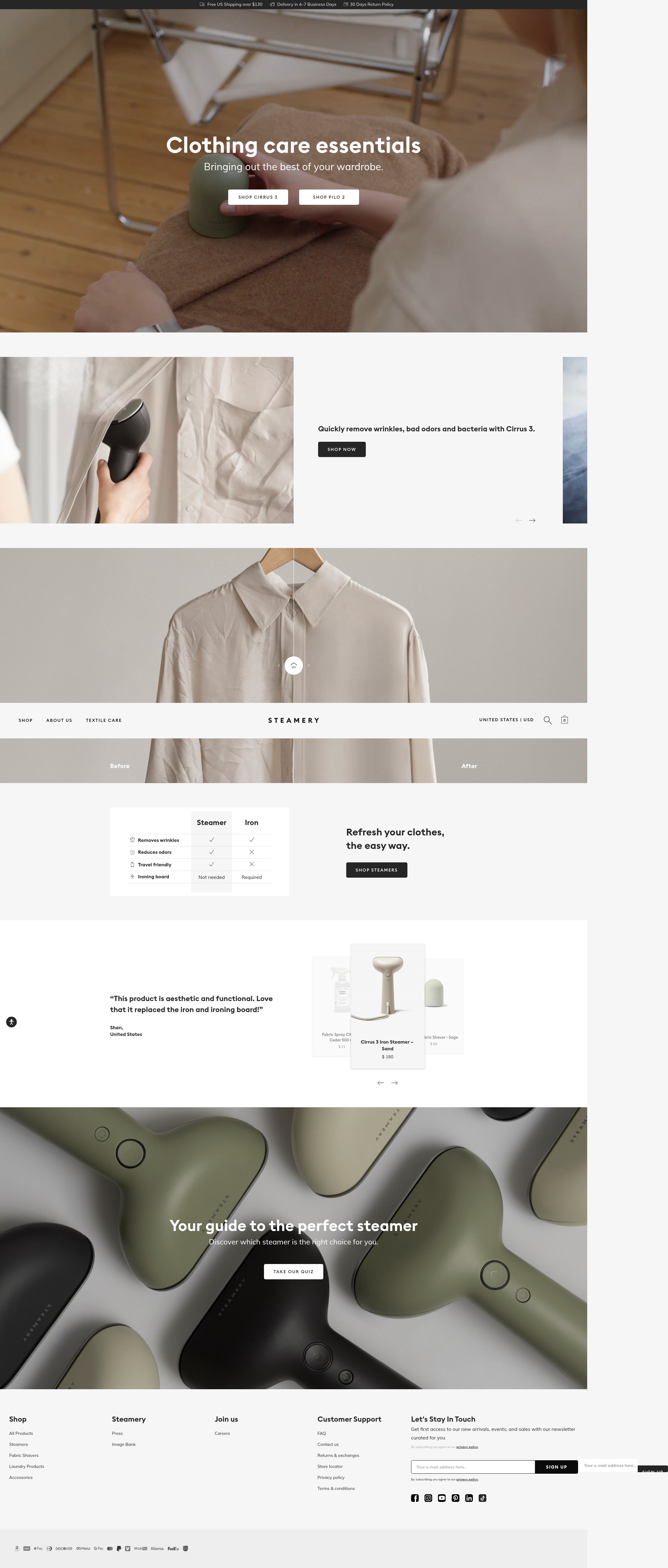 Screenshot of steamery.us