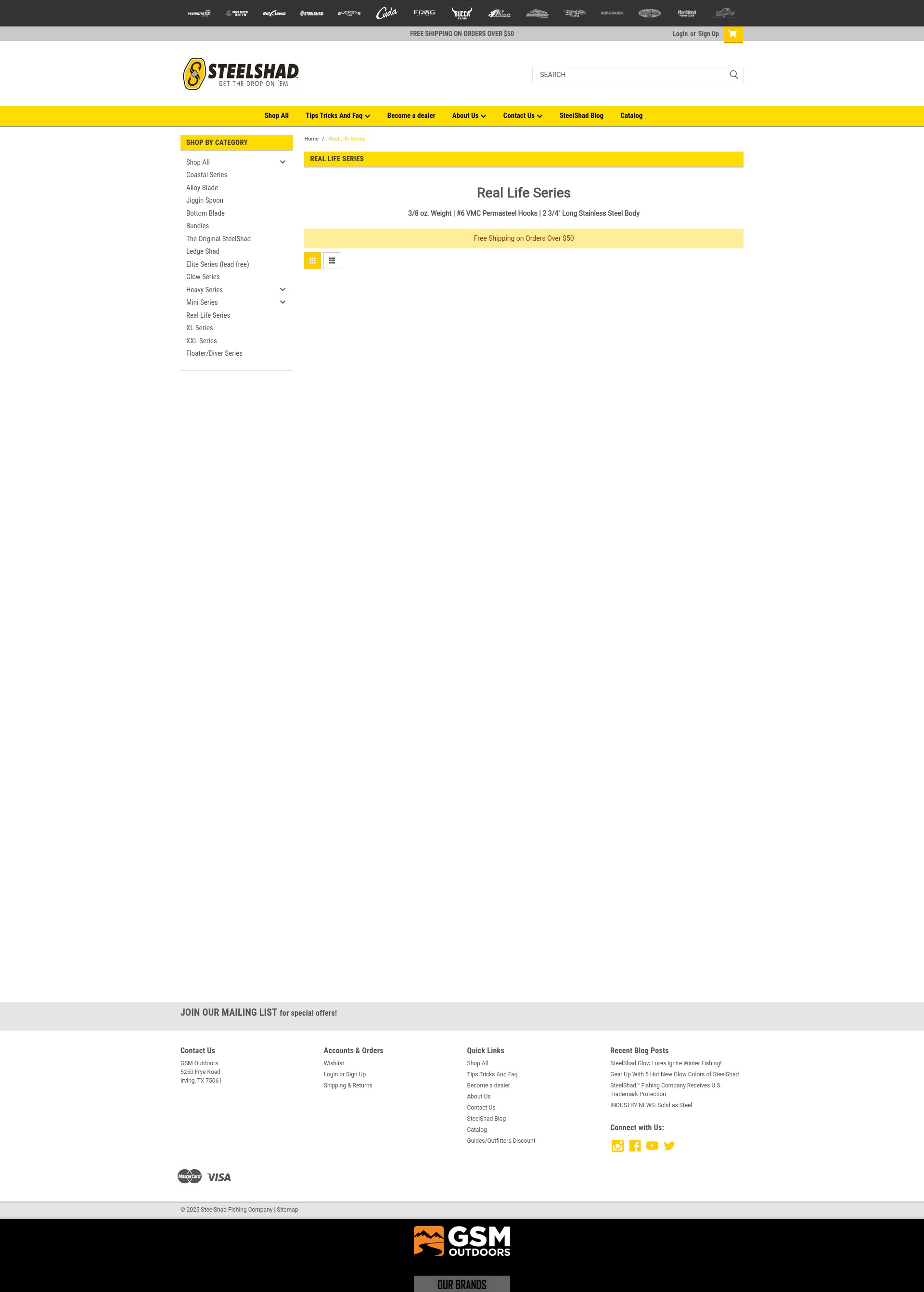 Screenshot of steelshad.com