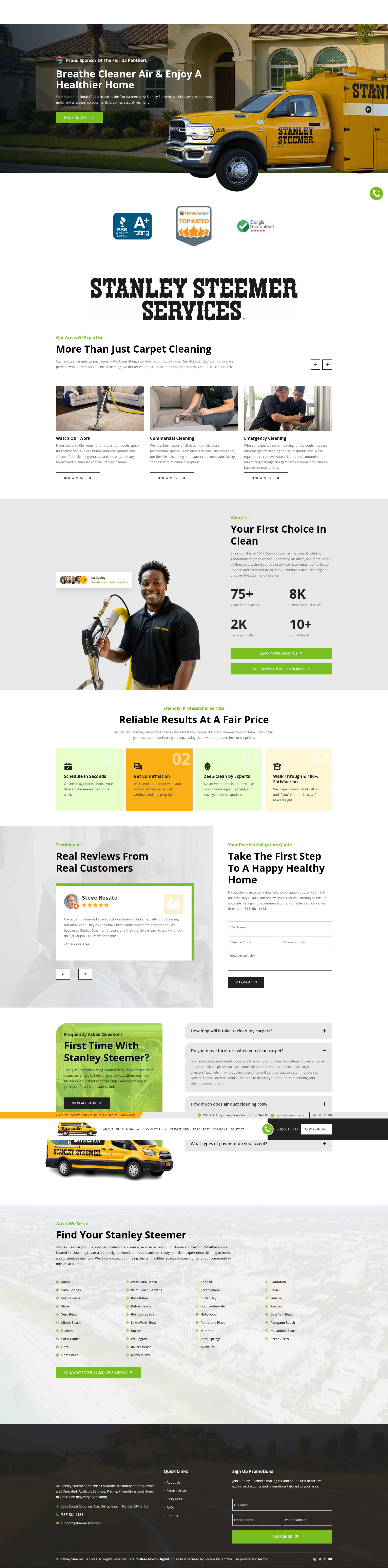 Screenshot of steemerofsouthflorida.com