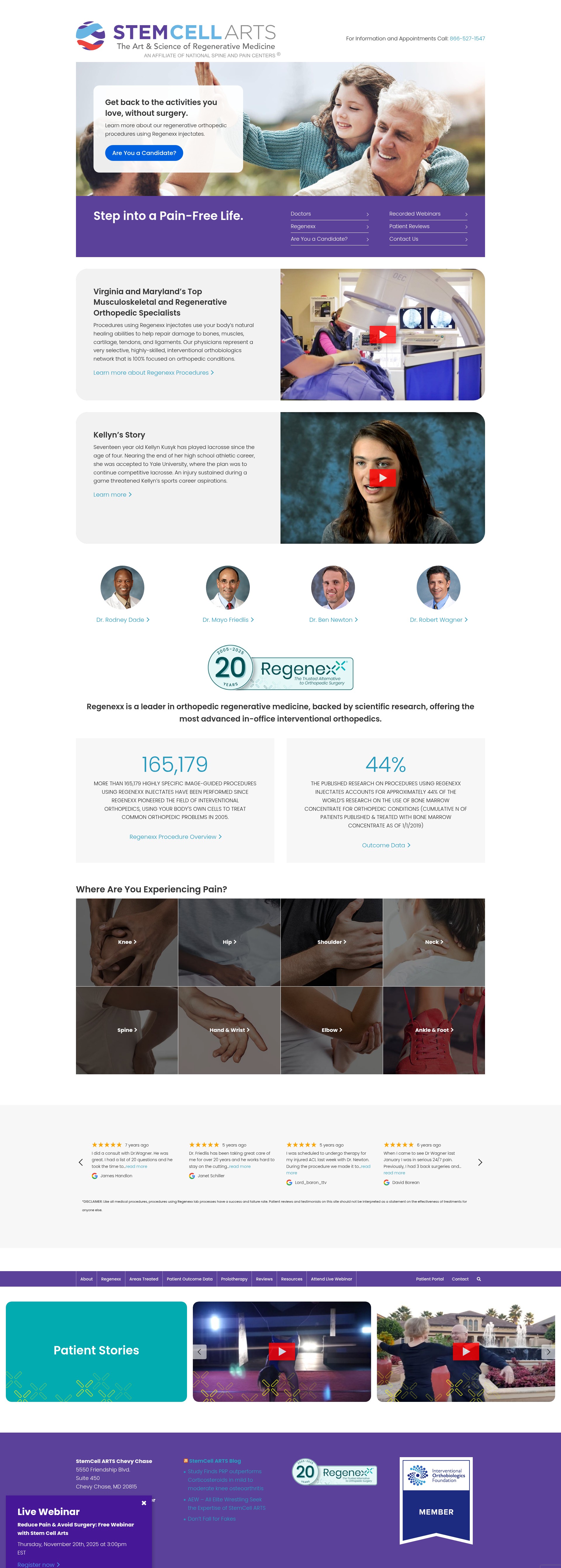Screenshot of stemcellarts.com