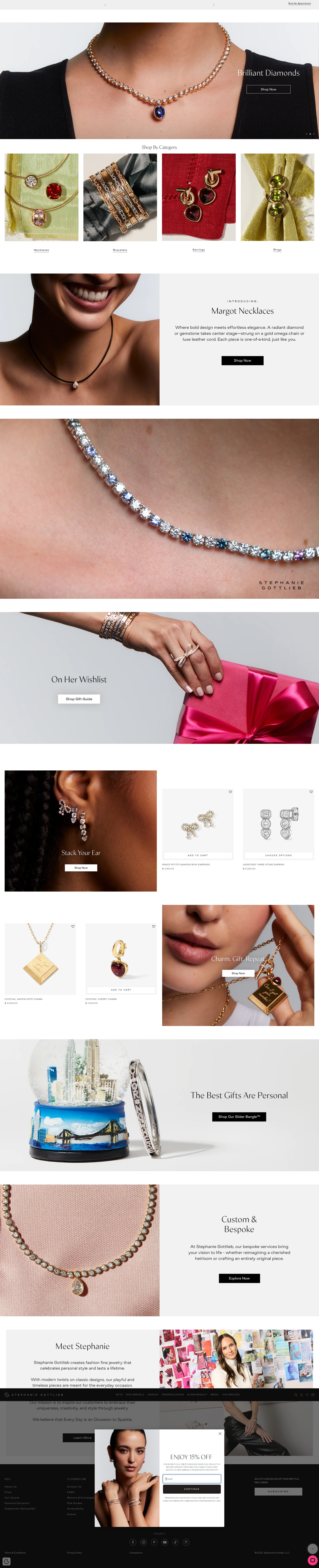 Screenshot of stephaniegottlieb.com
