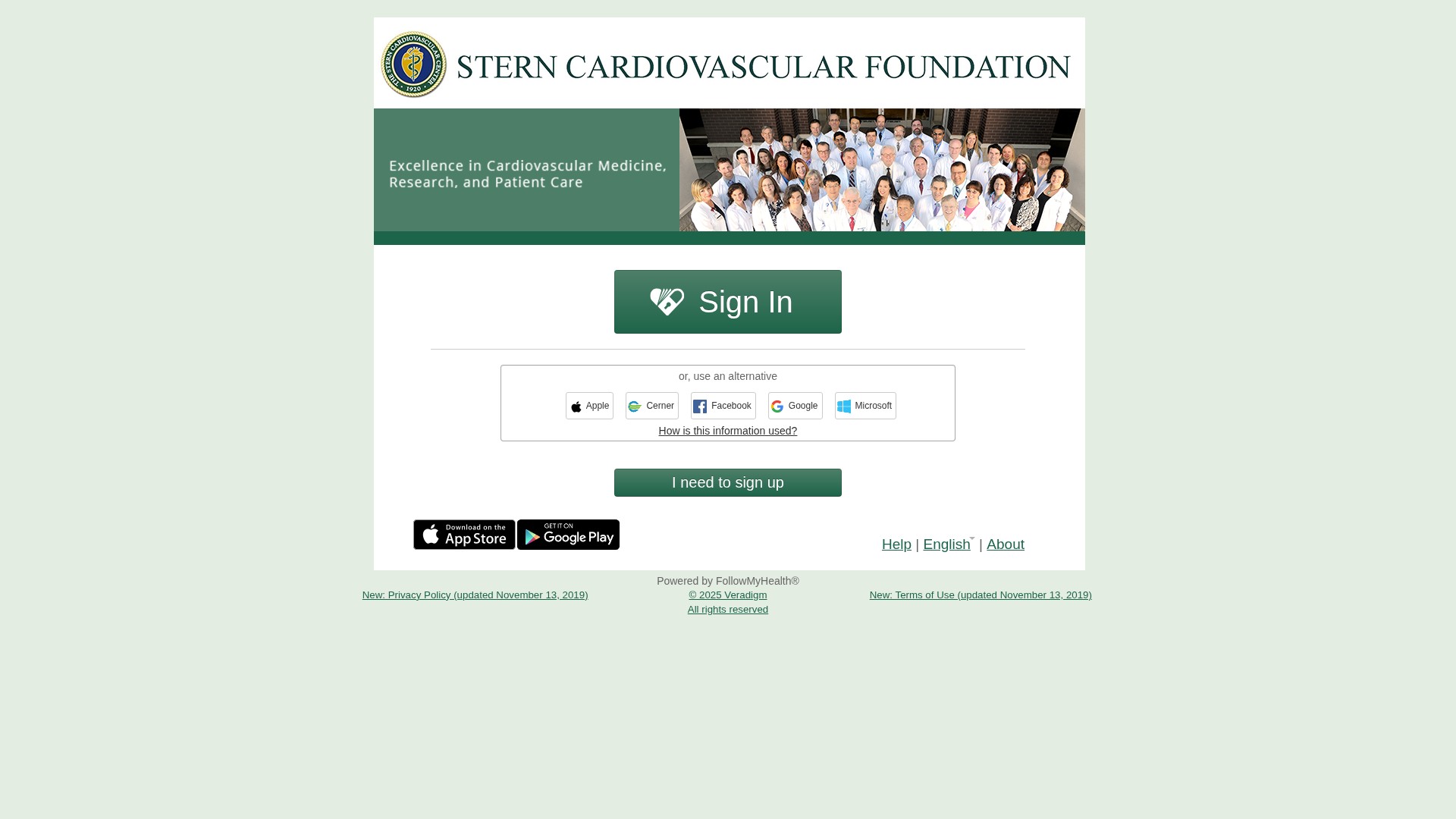 Screenshot of sterncardio.com