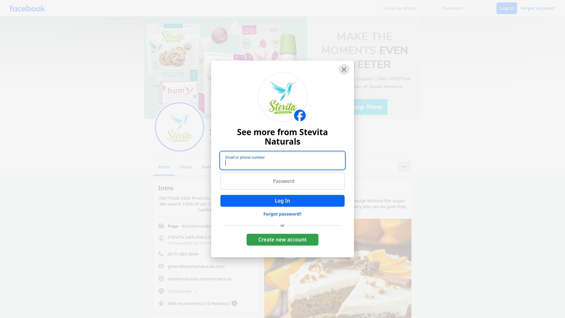 Screenshot of stevitanaturals.com