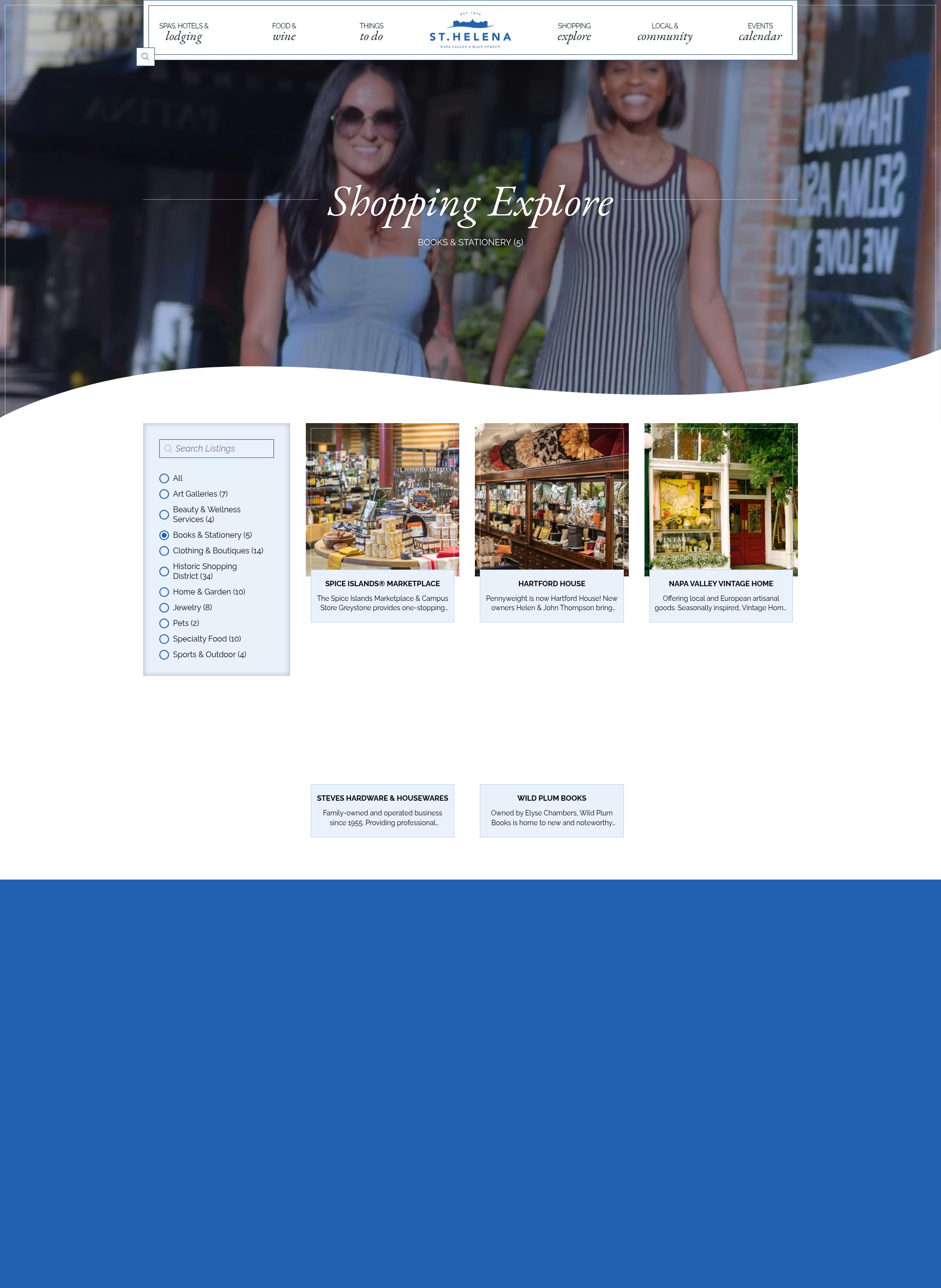 Screenshot of sthelena.com